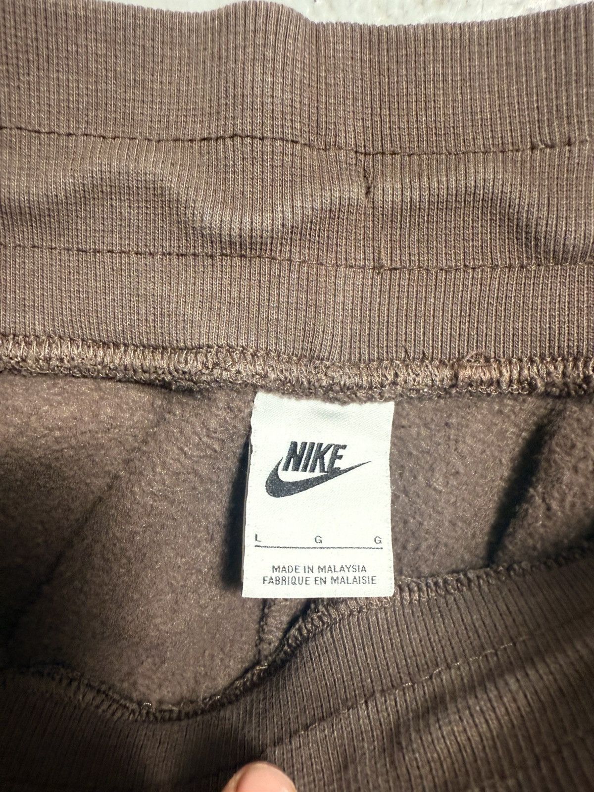 Nike Brown Flair Nike Sweat Pants Size US 30 / EU 46 - 4 Thumbnail