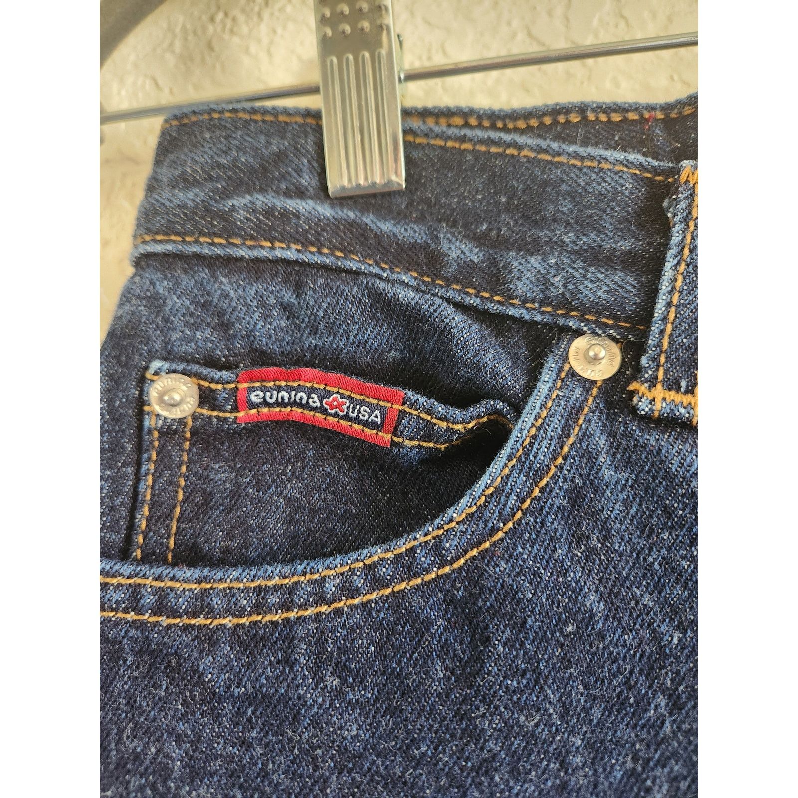 Blk Dnm Y2k Eunina American Style U.S.A Dark Wash Denim Jeans 9 Size 30" / US 8 / IT 44 - 3 Thumbnail