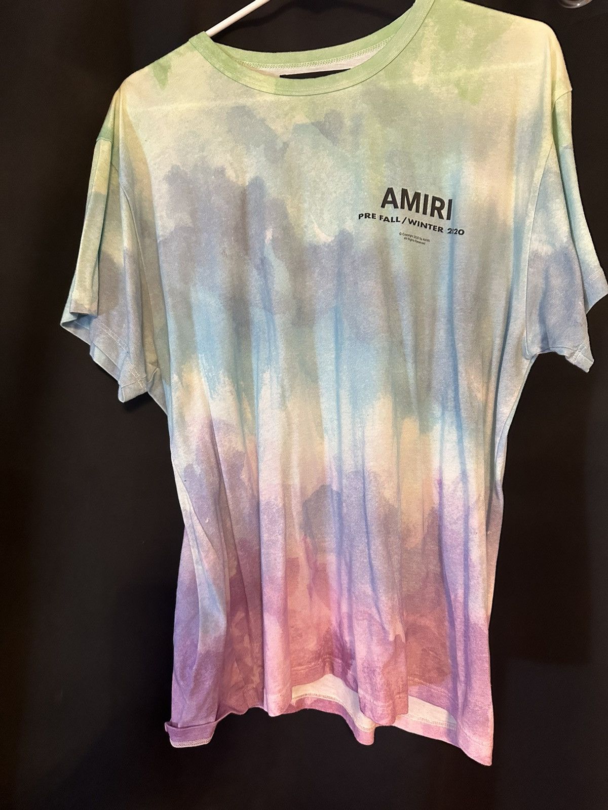 image of Amiri Pre Fall/winter Water Color 2020 Shirt, Men's (Size Medium)
