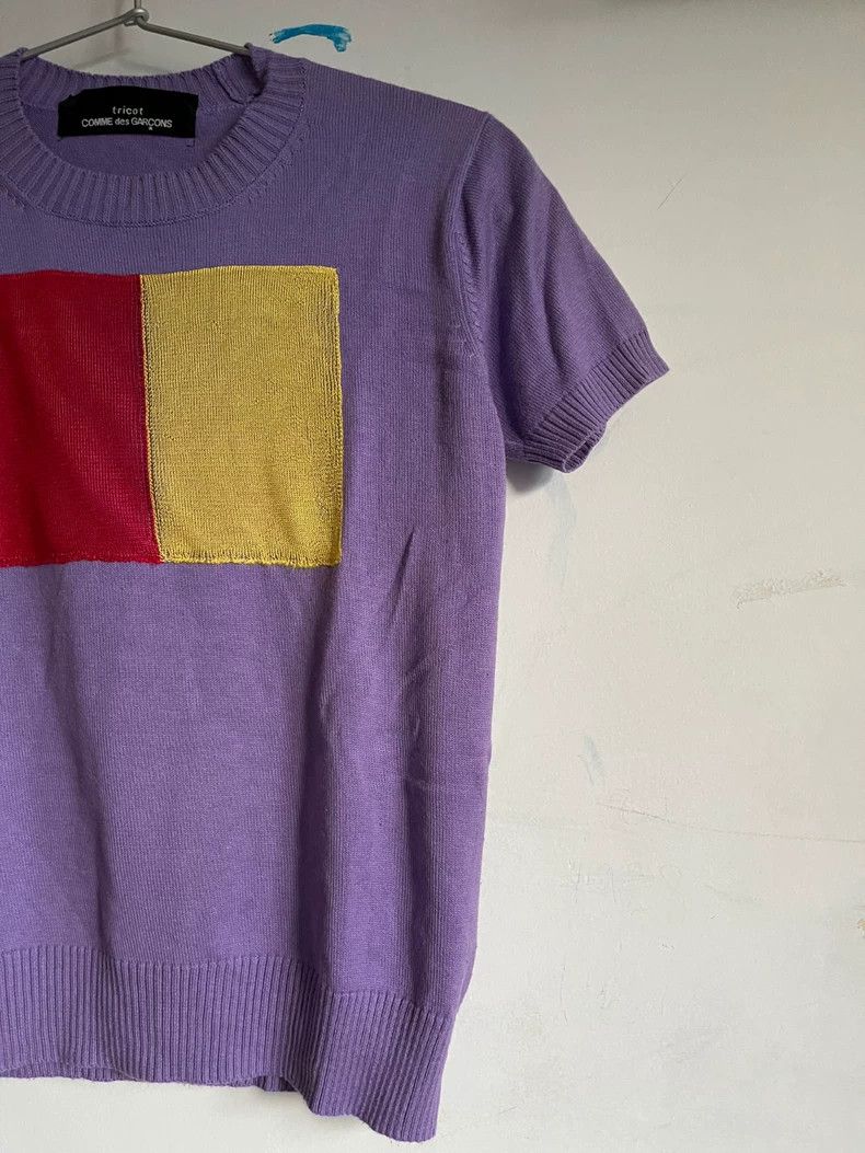 Comme des Garcons Comme des Garcons Purple cotton short-sleeved round neck k Size S / US 4 / IT 40 - 4 Thumbnail