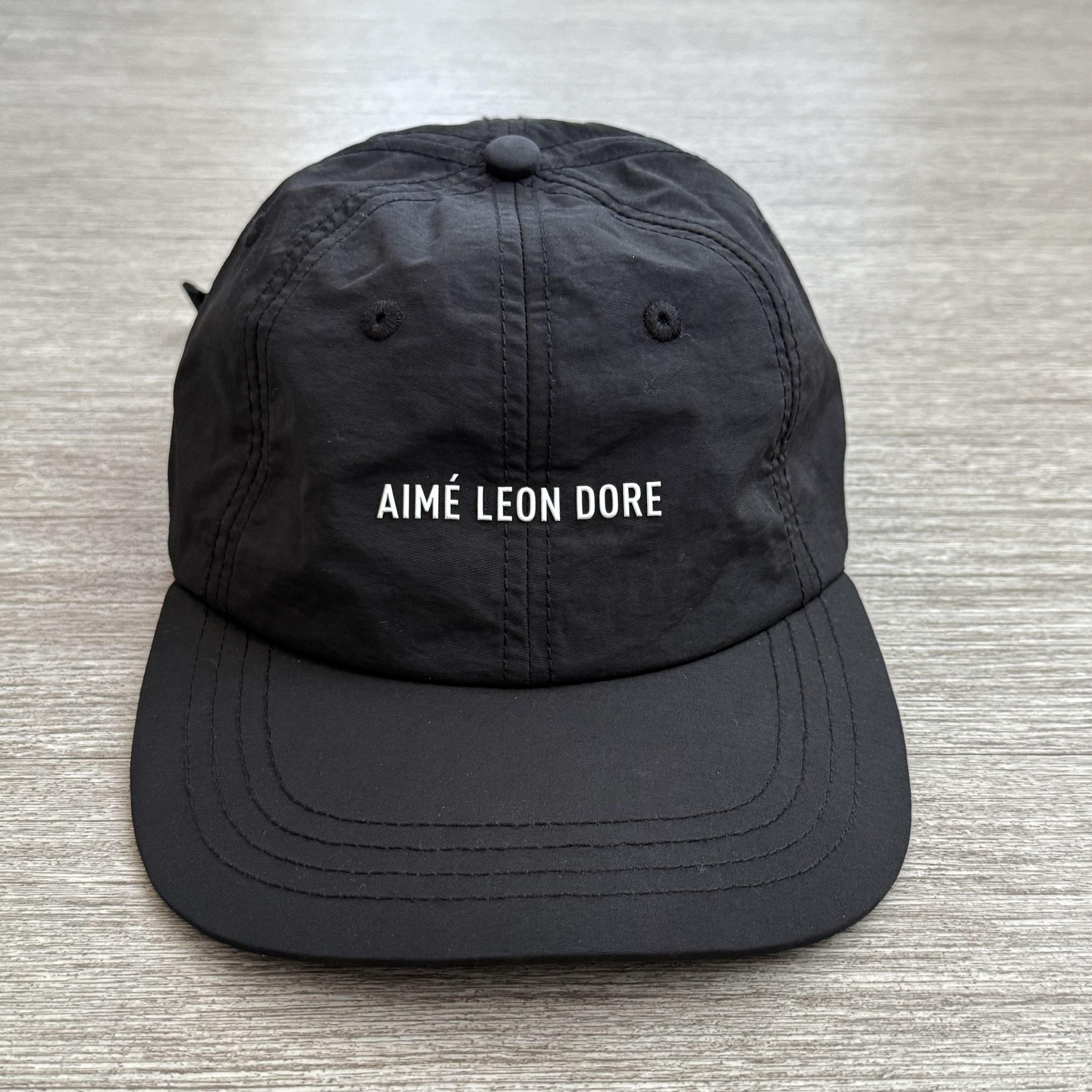 Aime Leon Dore Nylon Script Hat - Black | Grailed
