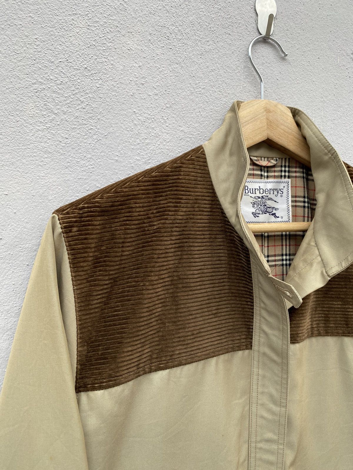 Burberry BURBERRY PRORSUM Padded Corduroy Nova Checkered Rare Jacket Size US M / EU 48-50 / 2 - 6 Thumbnail