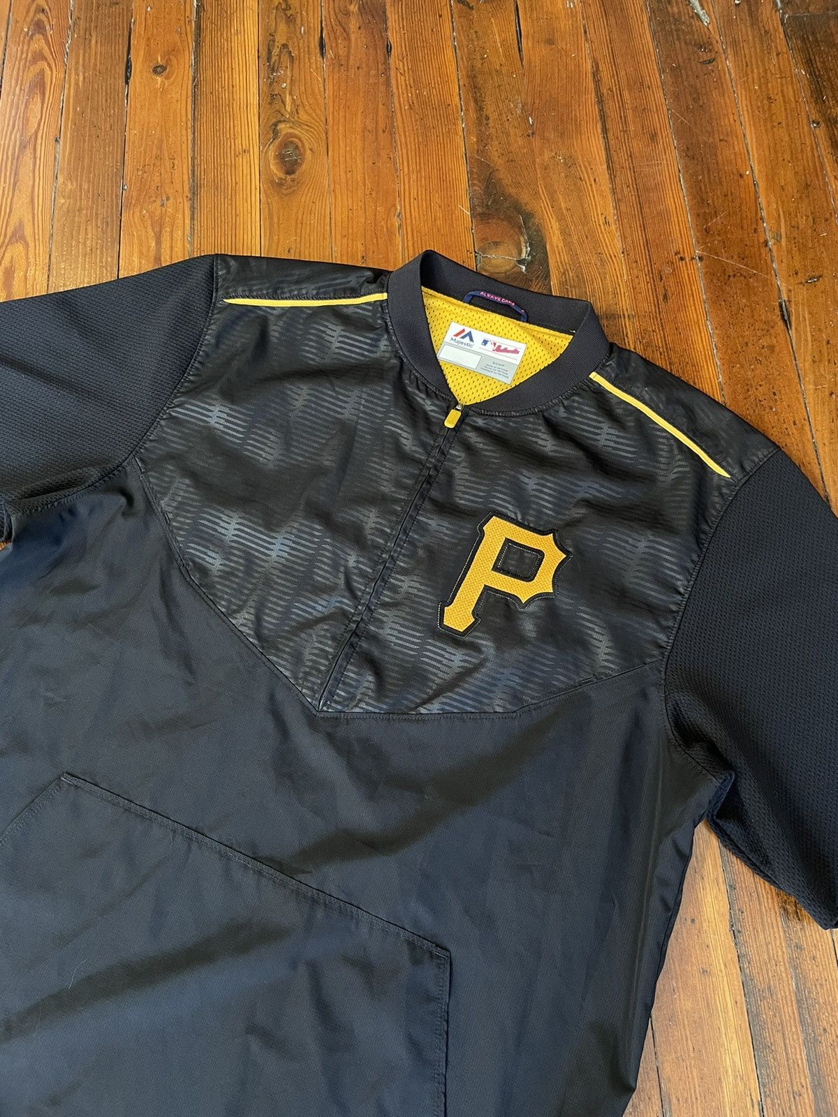MLB MAJESTIC MLB COOLBASE 1/4 ZIP JACKET BLACK MENS SMALL Size US S / EU 44-46 / 1 - 2 Thumbnail