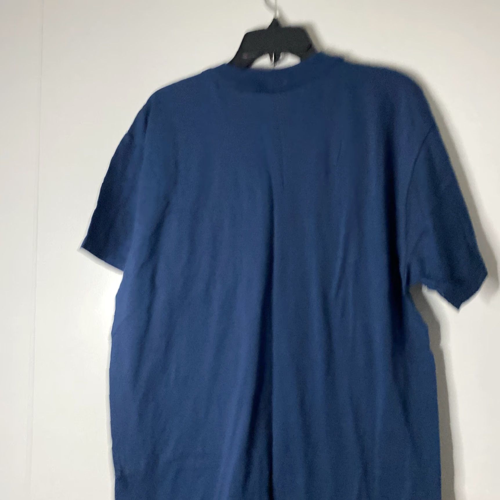 Fruit Of The Loom VINTAGE Fruit of the Loom T-Shirt Navy Blue XL Pocket 90s Men Size US XL / EU 56 / 4 - 6 Thumbnail