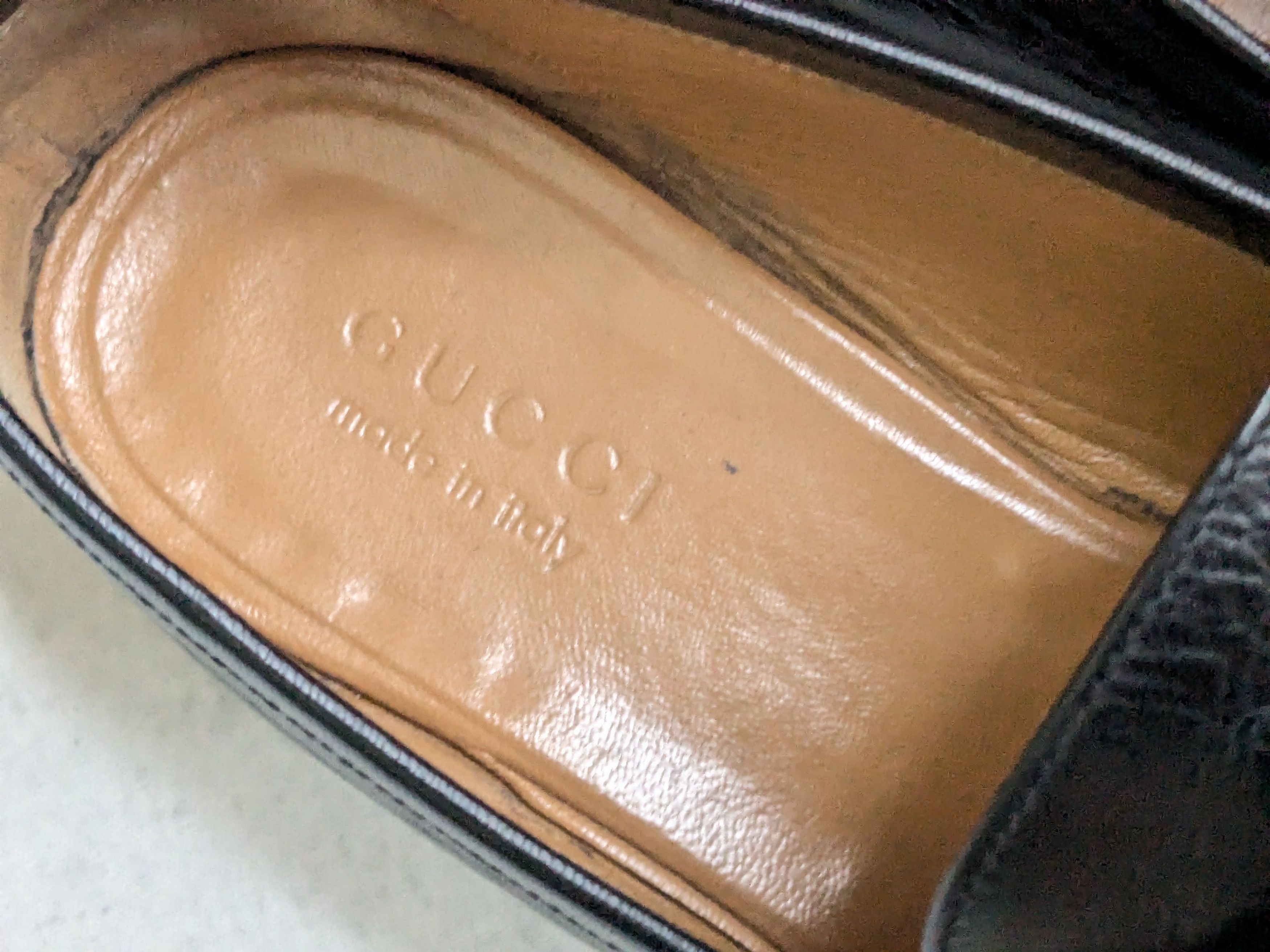 Gucci Gucci Loafers Black 10 Web GG Logo Size US 10 / EU 43 - 7 Thumbnail