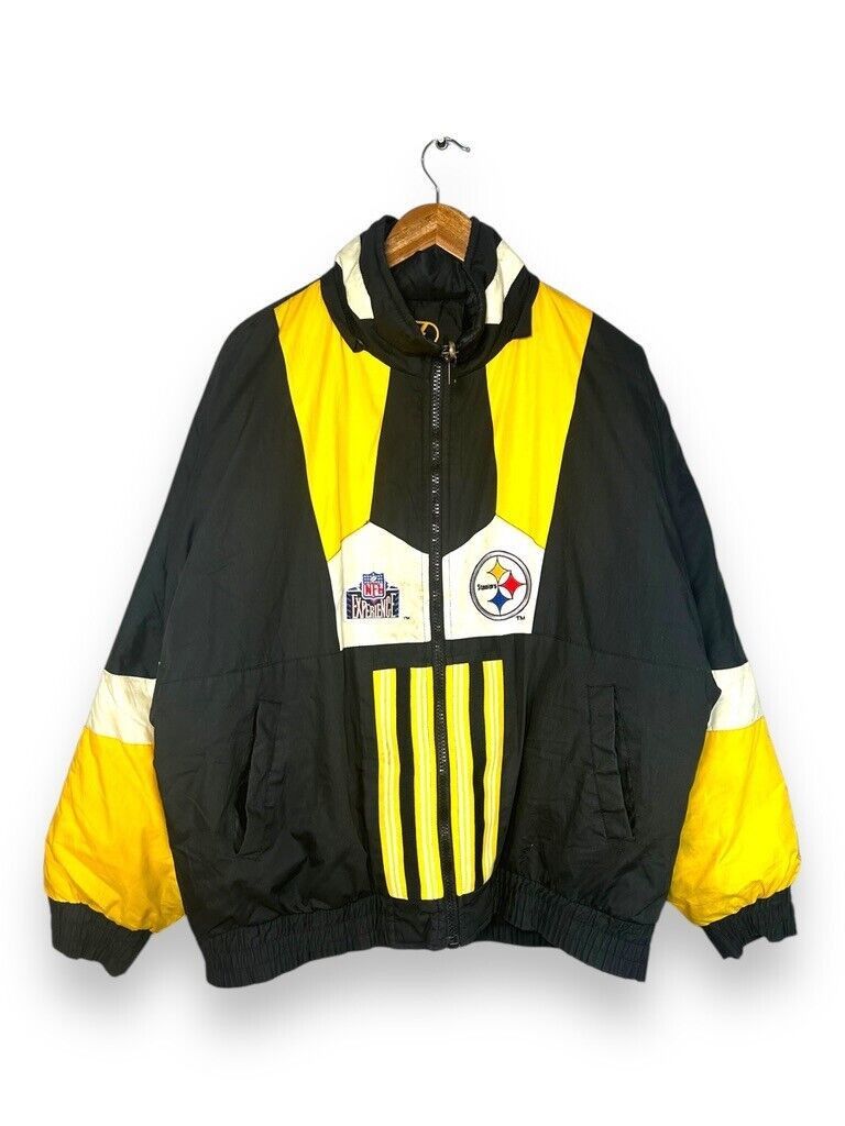 Pro Player Vintage 90s Pittsburgh Steelers NFL Reversible Insulated Pu Size US L / EU 52-54 / 3 - 1 Thumbnail