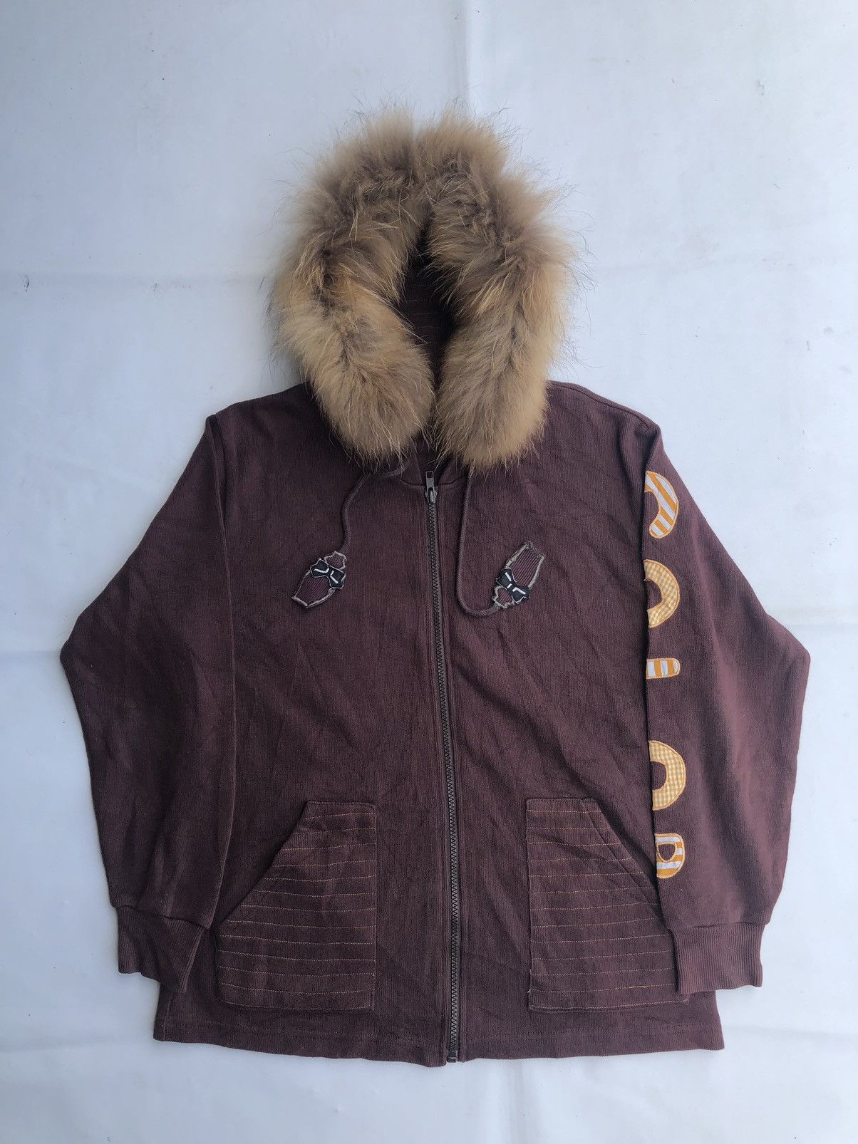 If Six Was Nine Faux Fur Hoodie distressed Japanese punk Ifsix Style Size US L / EU 52-54 / 3 - 1 Thumbnail