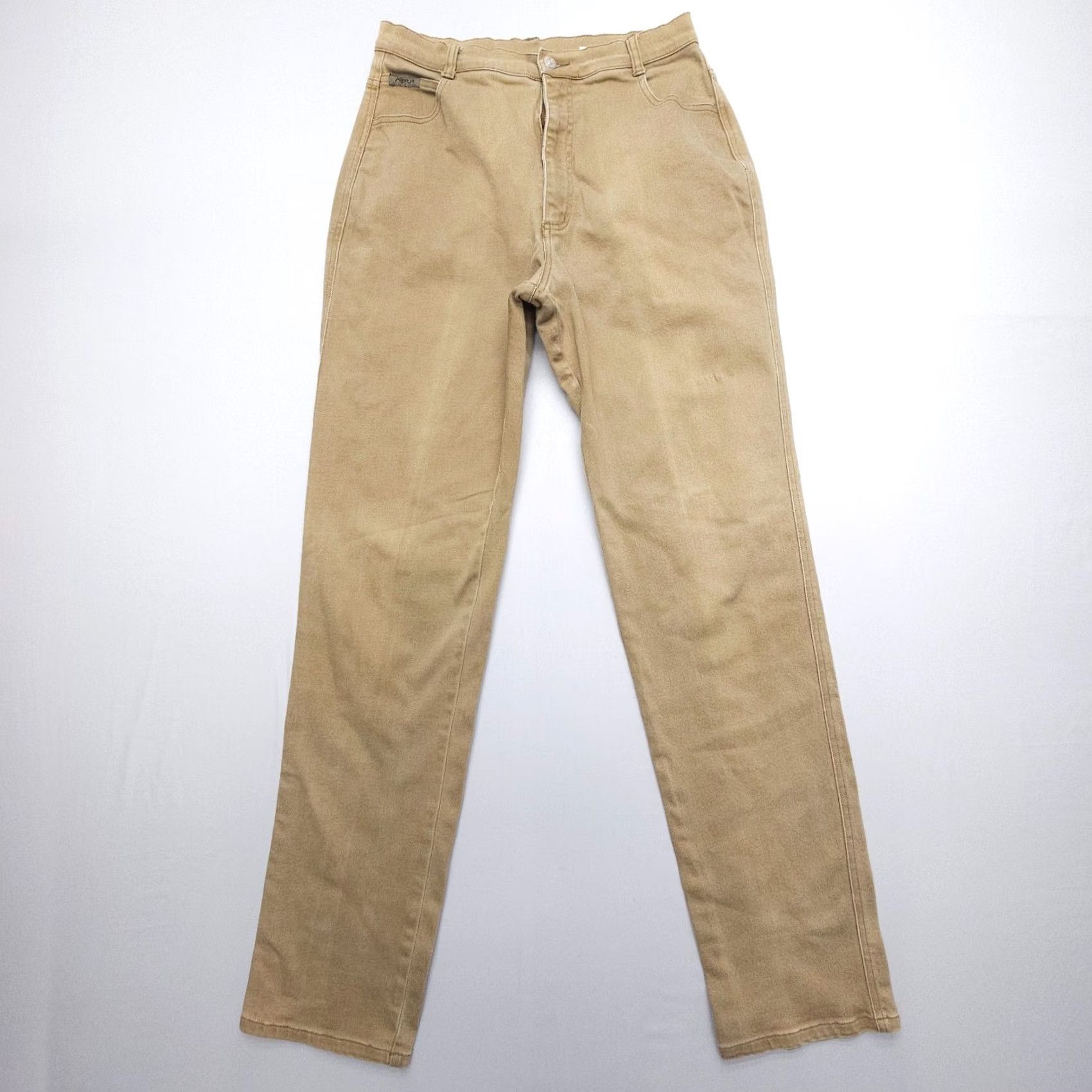 Roper VINTAGE Roper Jeans Womens 15 x 36 High Rise 34 Inseam 100% Cotton Brown Denim Southwestern 90s Western 5-Pocket Style Mom Mens Girls Womens Size 36" / US 14 / IT 50 - 2 Thumbnail
