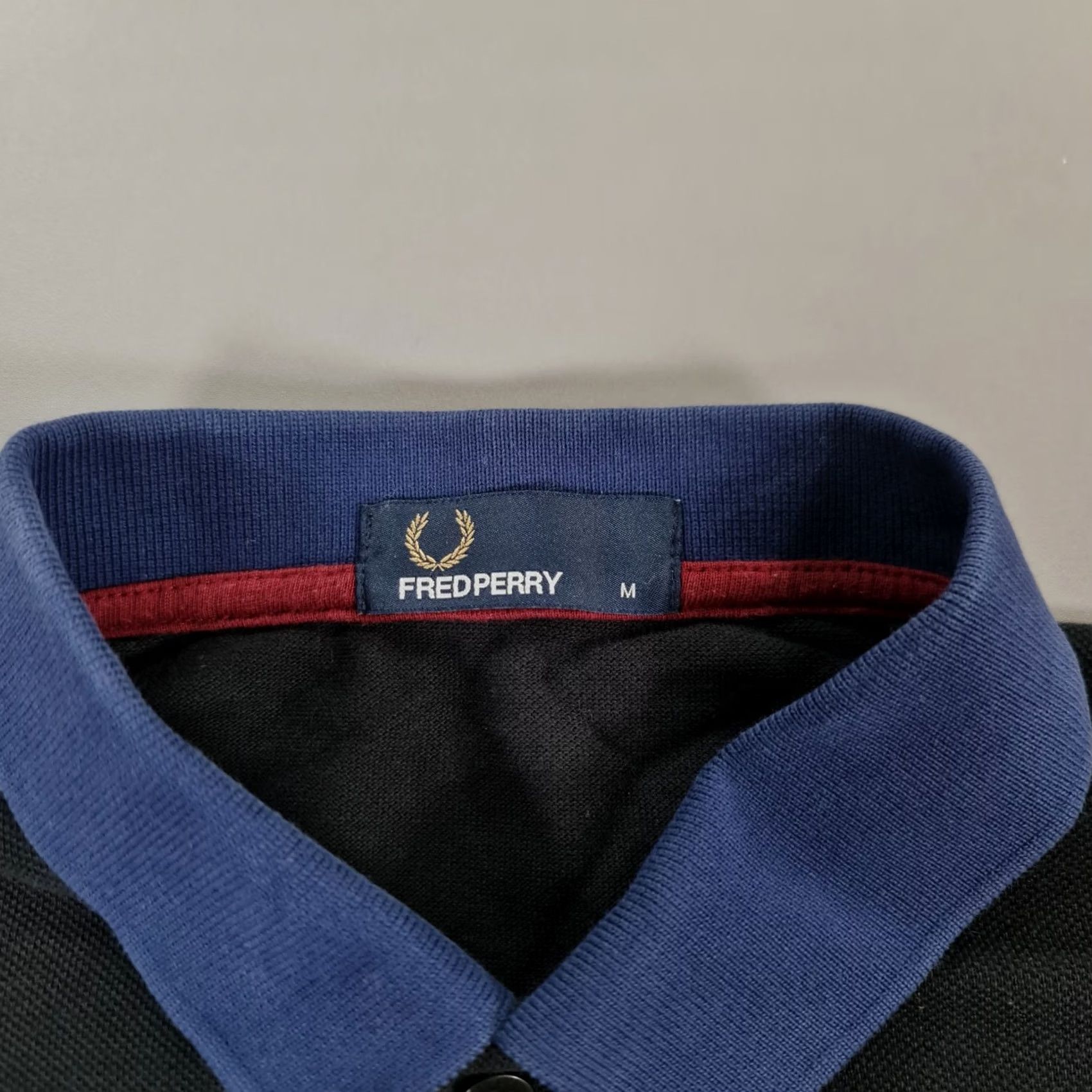 Fred Perry Fred Perry Polo Shirt Mens Black Medium Pique Cotton Short Sleeves M1567 Size US M / EU 48-50 / 2 - 3 Thumbnail