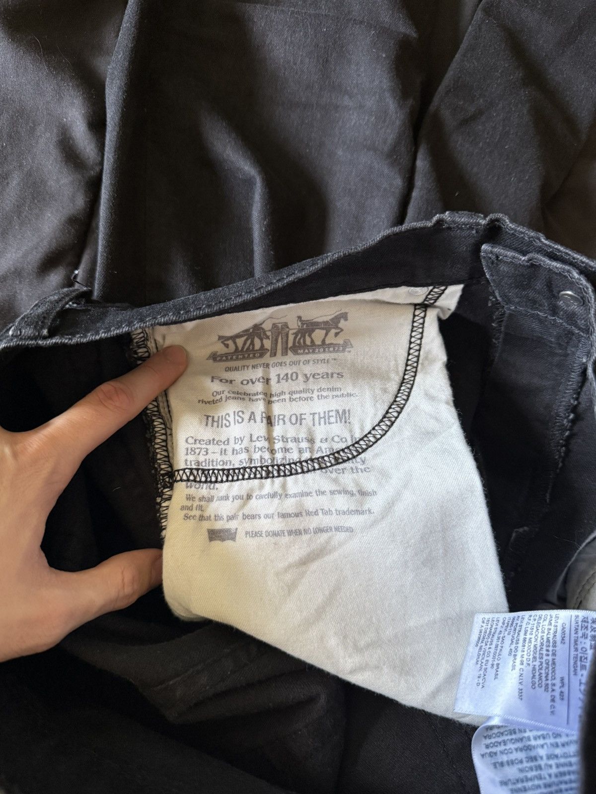 Levi's 519 denim jeans Size US 34 / EU 50 - 8 Thumbnail