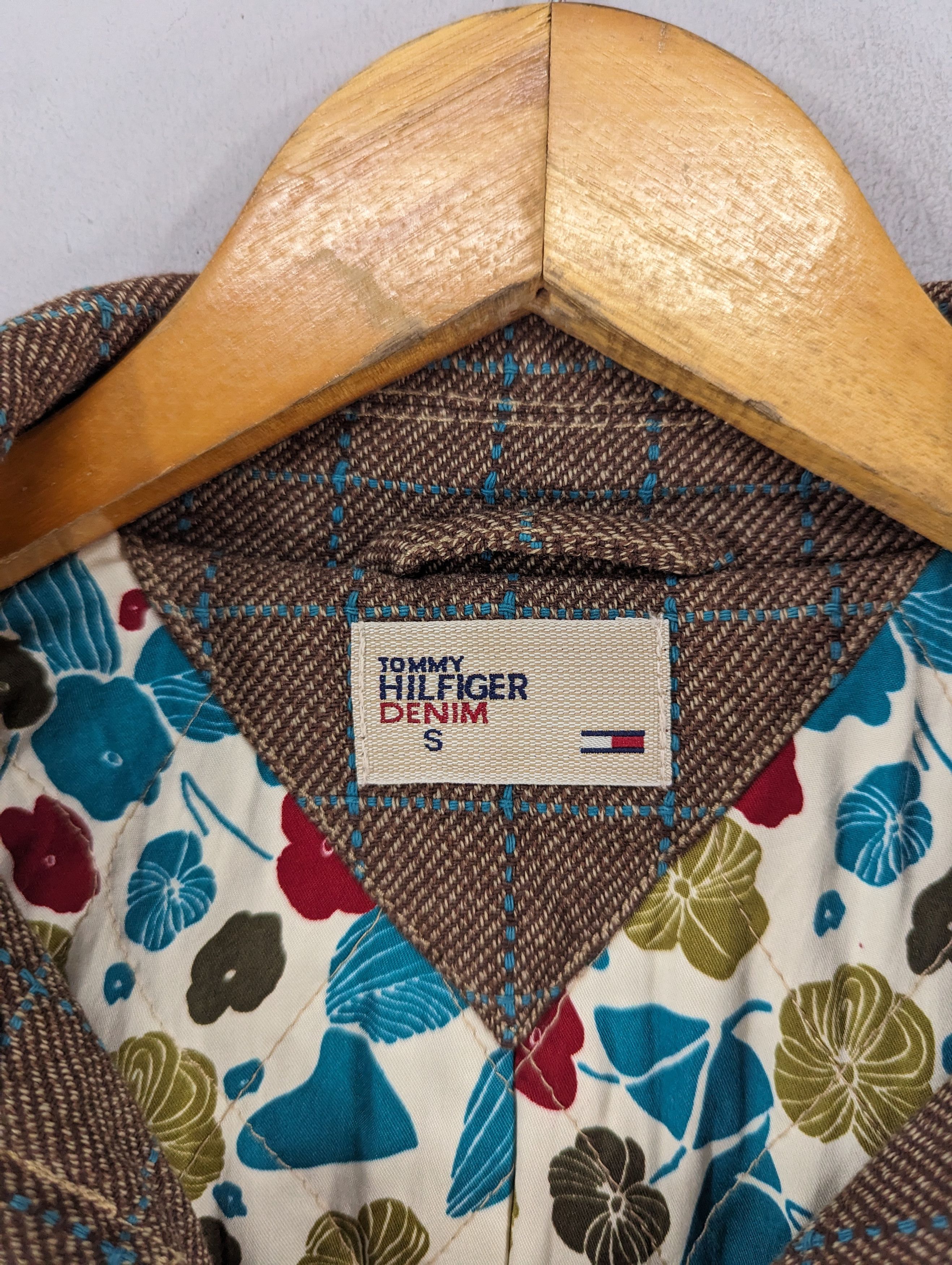 Tommy Hilfiger Tommy Hilfiger Denim Blazer Jacket Brown Size S / US 4 / IT 40 - 10 Thumbnail