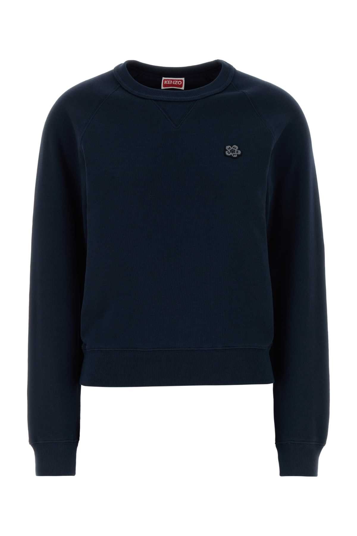 Kenzo Navy Blue Cotton Sweatshirt Size S / US 4 / IT 40 - 1 Thumbnail