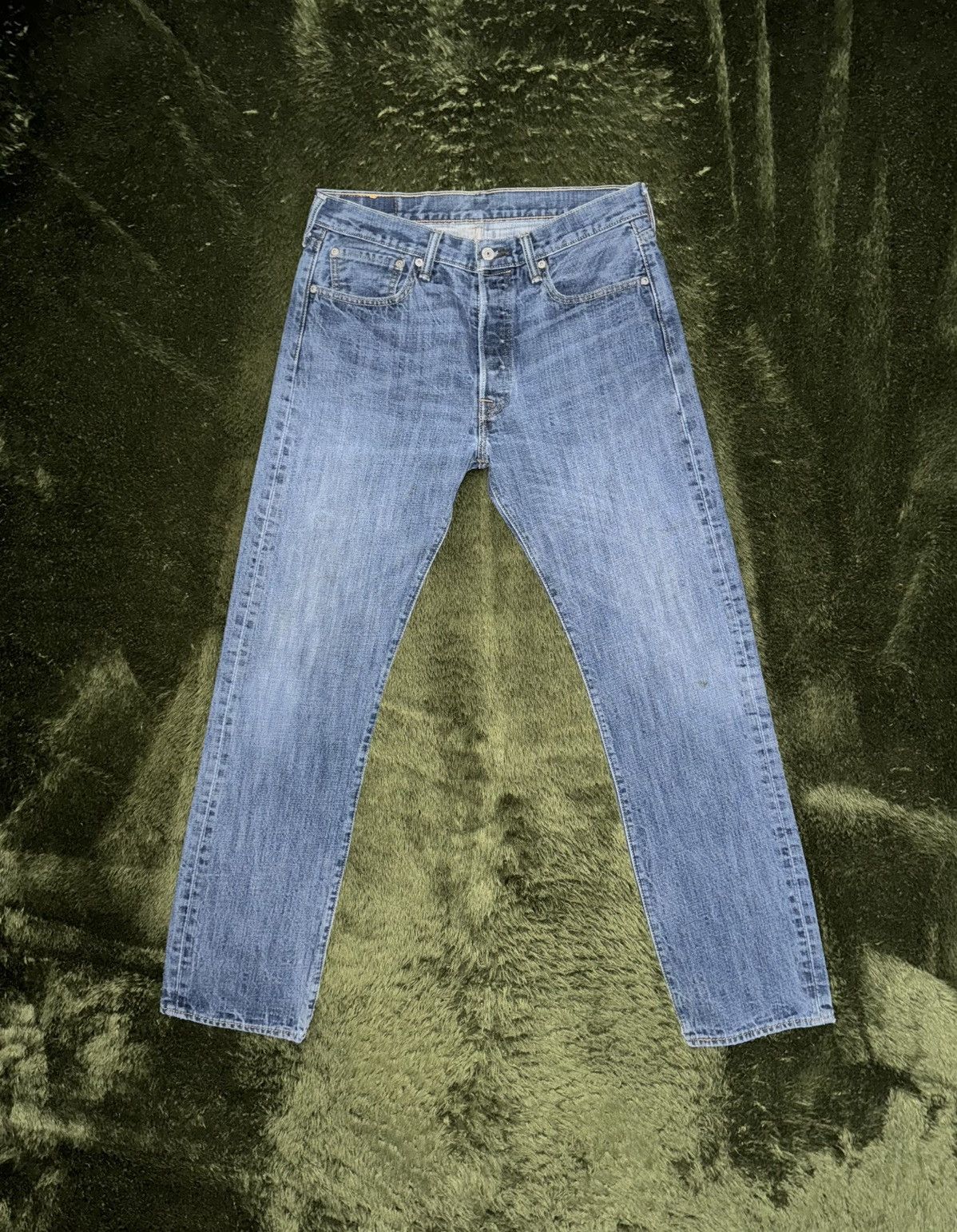 Levi's [W32/L32] Levi’s 501 Blank Tab Vintage Washed Denim Pants Size US 32 / EU 48 - 1 Thumbnail