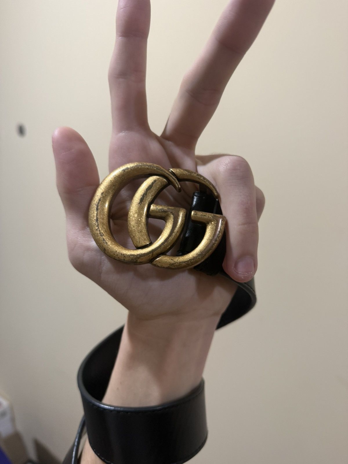 Gucci gucci belt Size 36 - 2 Thumbnail
