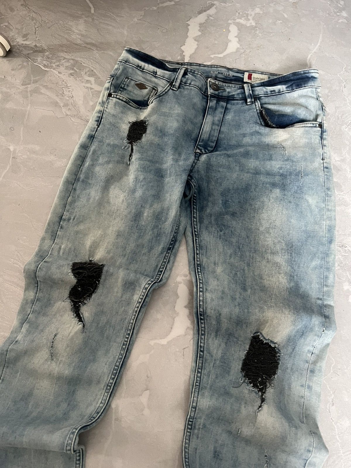 Japanese Brand Japanese Destroyed Slim Blue / If Six Was Nine Style Swag Size US 33 - 2 Thumbnail