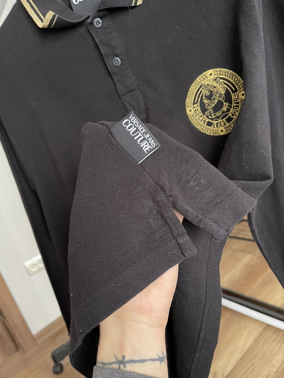 Versace Jeans Couture Versace Jeans Couture Polo Long Sleeve Sweatshirt Size US XXL / EU 58 / 5 - 7 Thumbnail