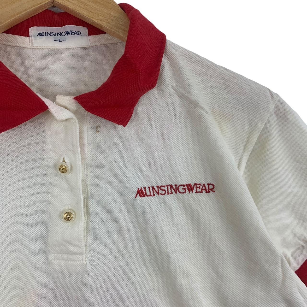 Vintage Vintage 80’ MUNSINGWEAR FLORAL FLOWER Polo Tee Shirt Top Size L / US 10 / IT 46 - 5 Thumbnail