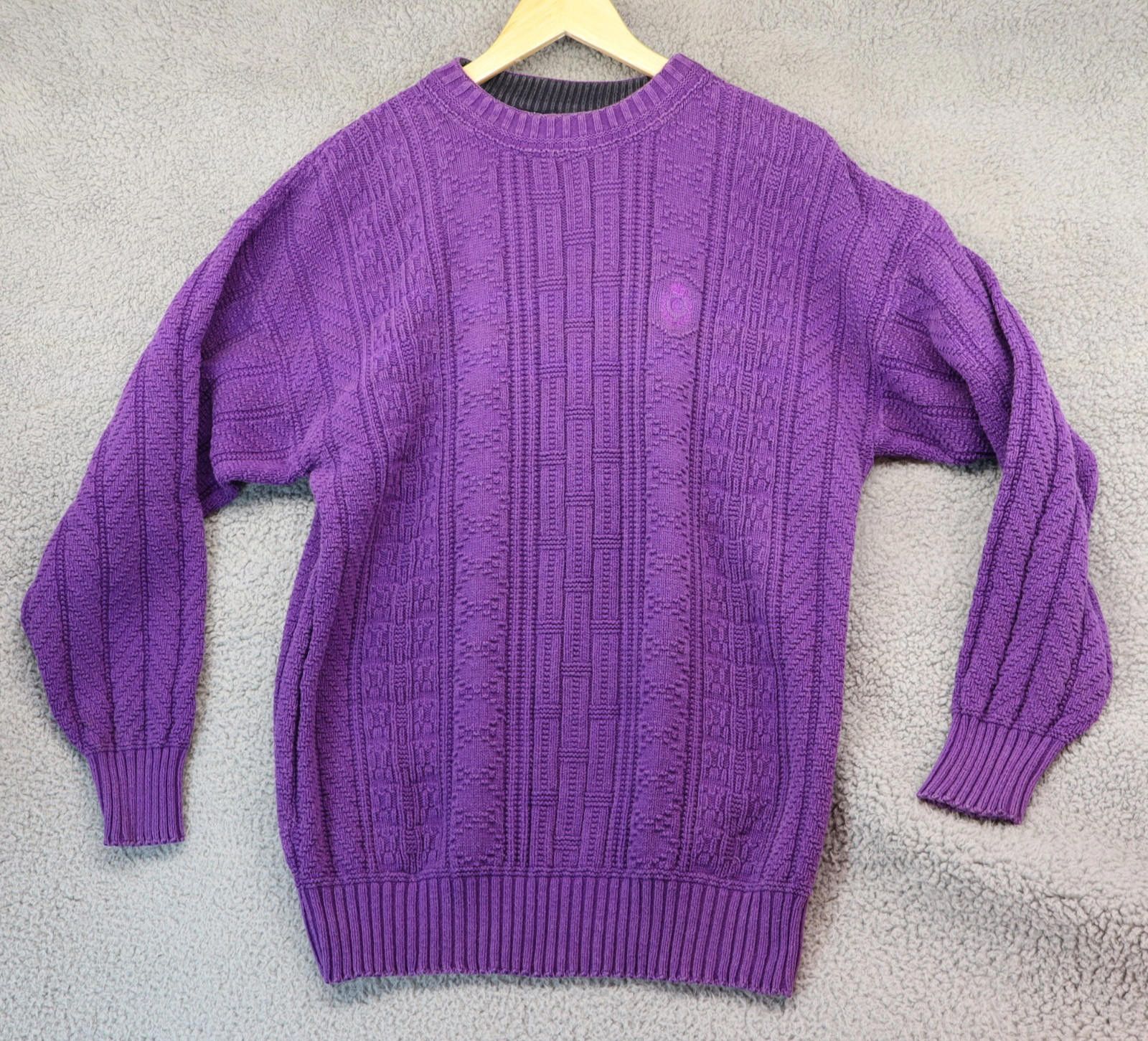 Chaps Ralph Lauren Vtg Ralph Lauren Chaps Canleknit Sweater Crest Large USA Size US L / EU 52-54 / 3 - 1 Thumbnail