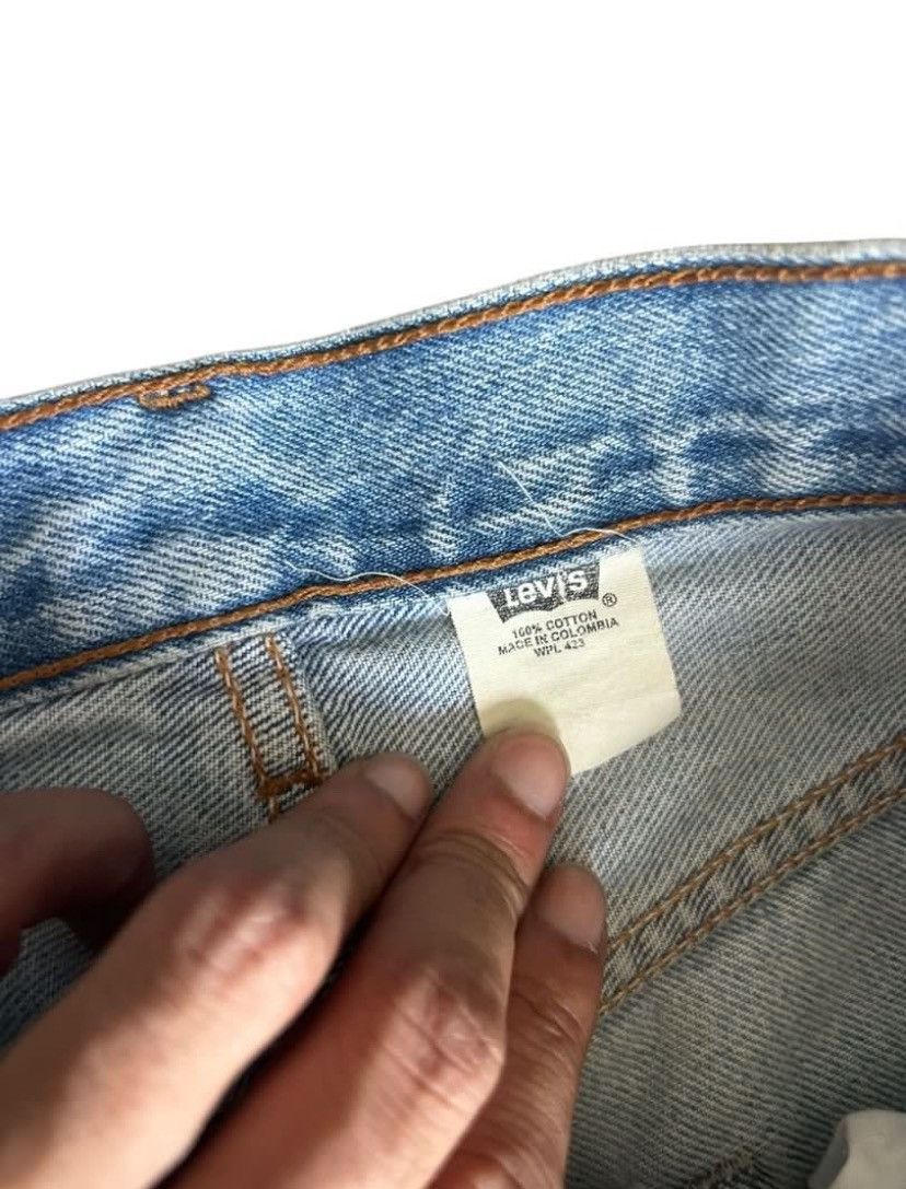 Levi's × Vintage Vintage Distressed Levis 501/ Grunge Rock Style/ patchwork Size US 31 - 9 Thumbnail