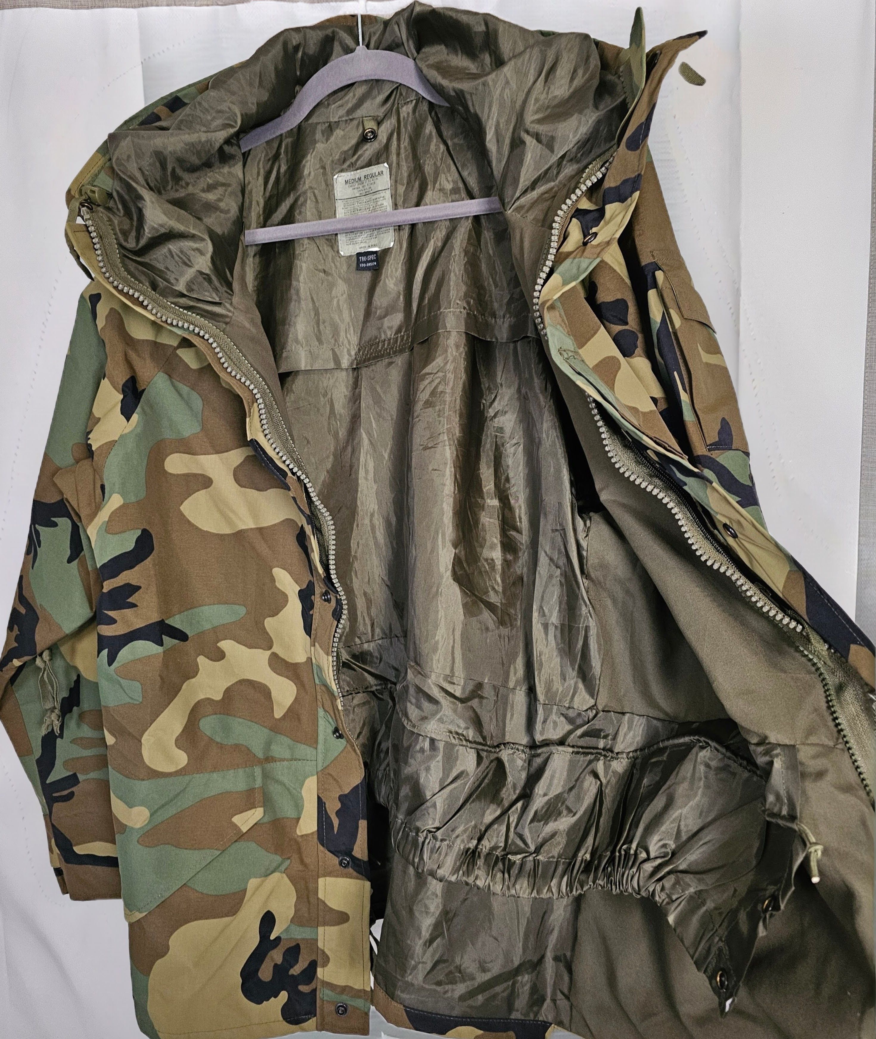Tru-Spec True Spec H2O Parka ECWCS Woodland Camo Medium Regular Size US M / EU 48-50 / 2 - 4 Thumbnail