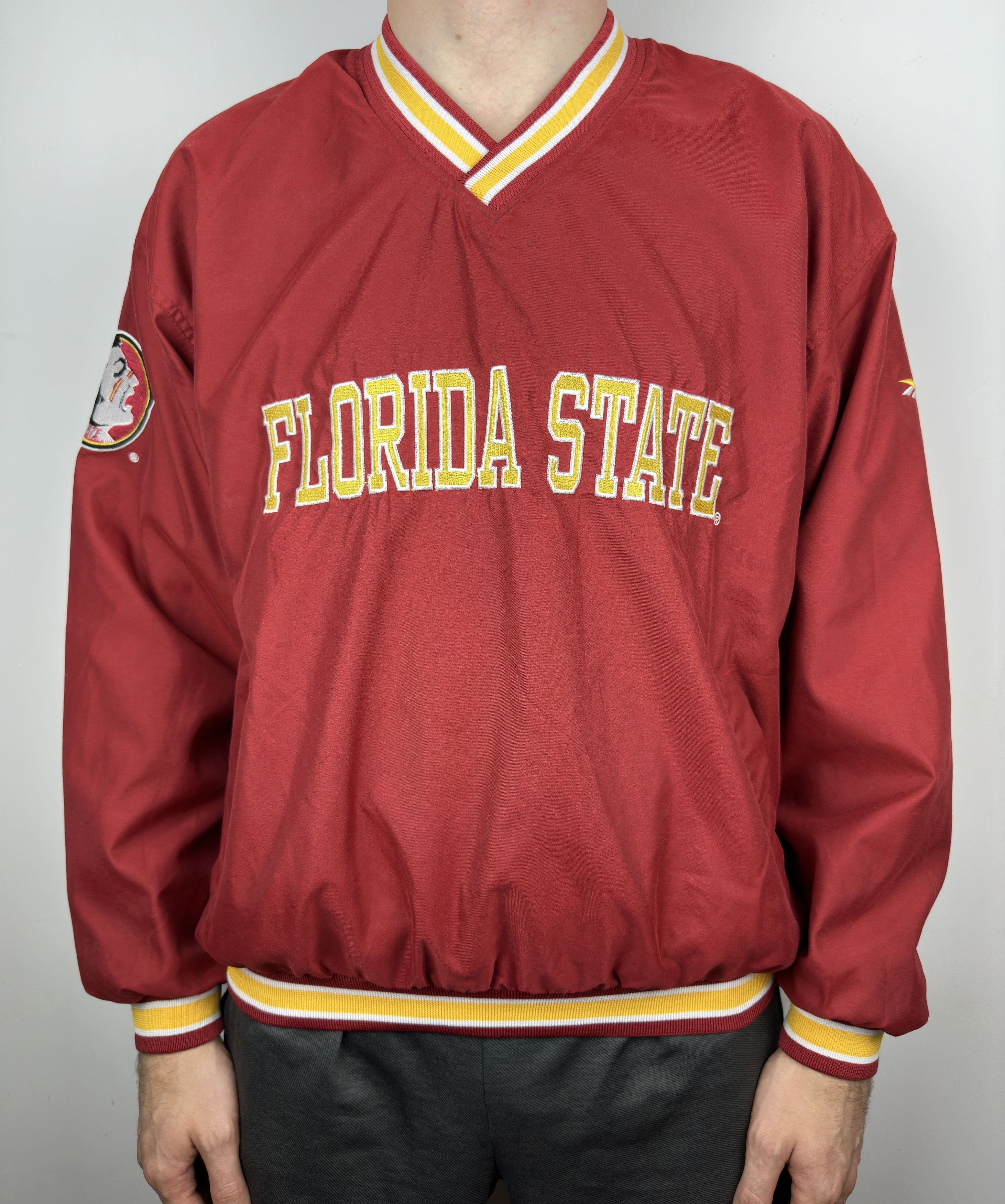 Reebok Vintage Florida State Semilnoles FSU Pullover Windbreaker Size US M / EU 48-50 / 2 - 1 Thumbnail