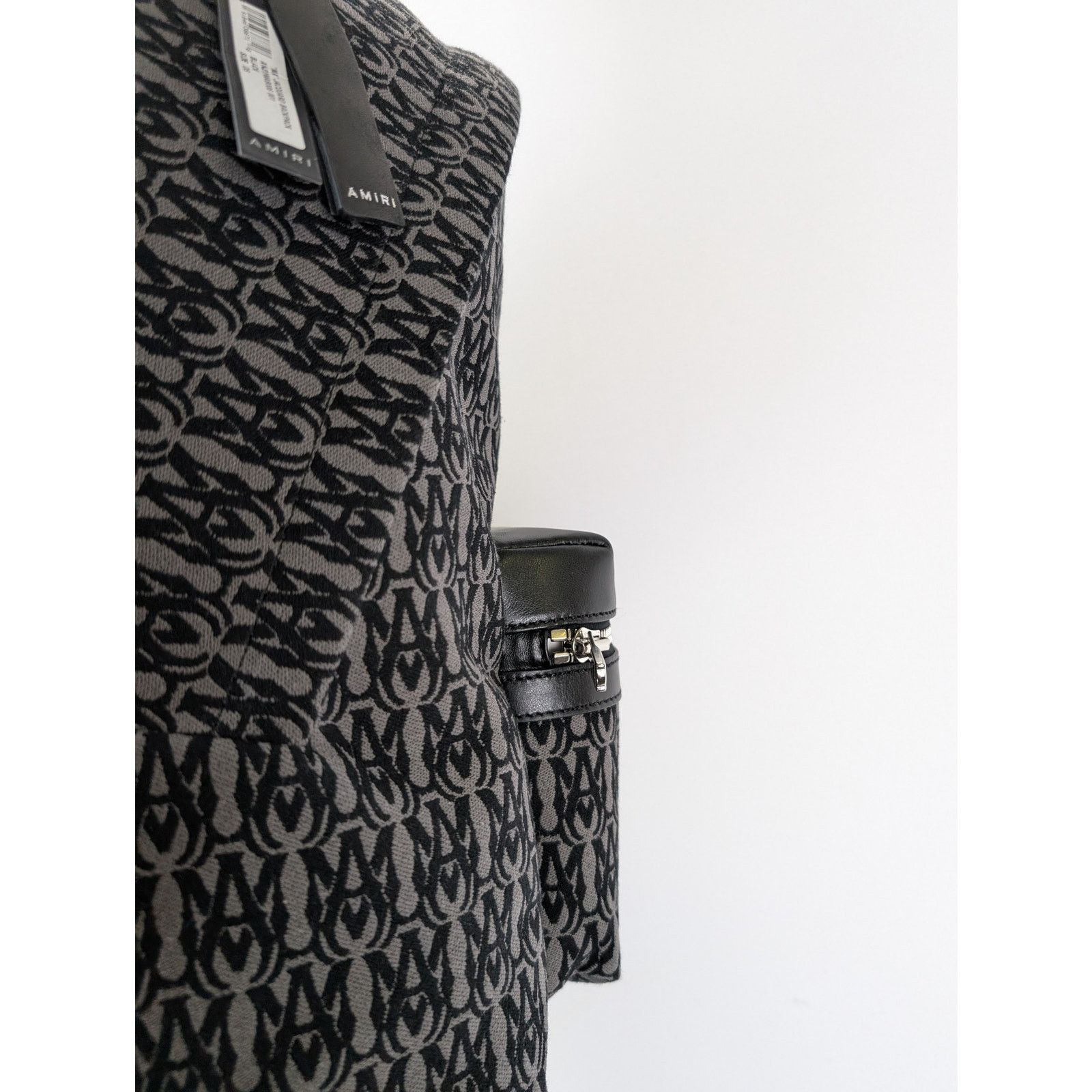 Amiri o1rshd1 Size: OS / MA Jacquard Backpack in Black Size ONE SIZE - 12 Thumbnail