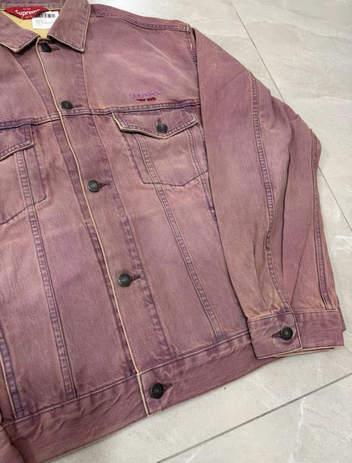 Supreme Supreme SS26 WEEK1 Denim Trucker Jacket J34 Size US L / EU 52-54 / 3 - 1 Thumbnail