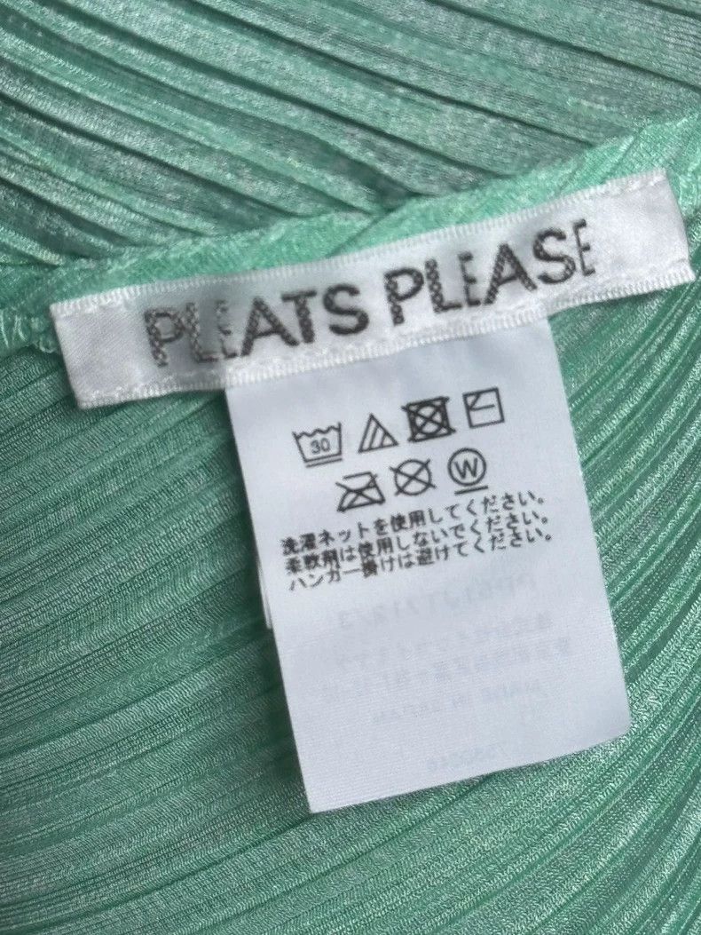 Other Issey Miyake size:3 Green medium-length pleated horizontal Size S / US 4 / IT 40 - 3 Thumbnail