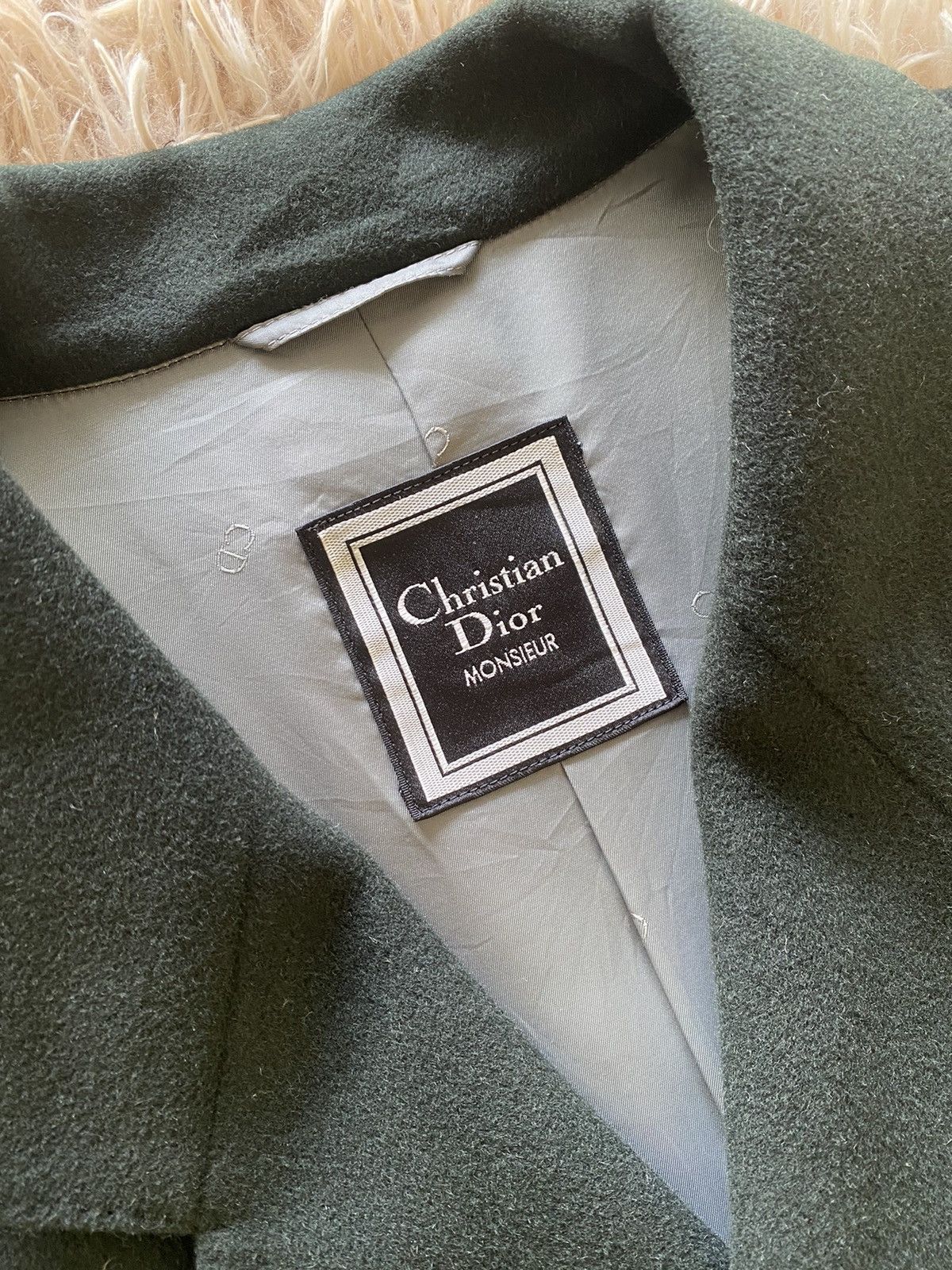 Christian Dior Monsieur Vintage 80’s Christian Dior Monsieur Cashmere Coat Jacket Size US M / EU 48-50 / 2 - 2 Thumbnail