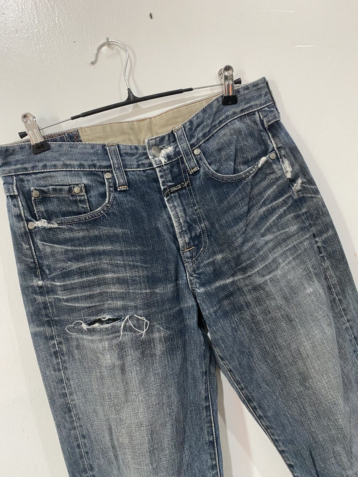 Marithe + Francois Girbaud Marithe Francois Girbaud Jeans Destress Size US 31 - 5 Thumbnail