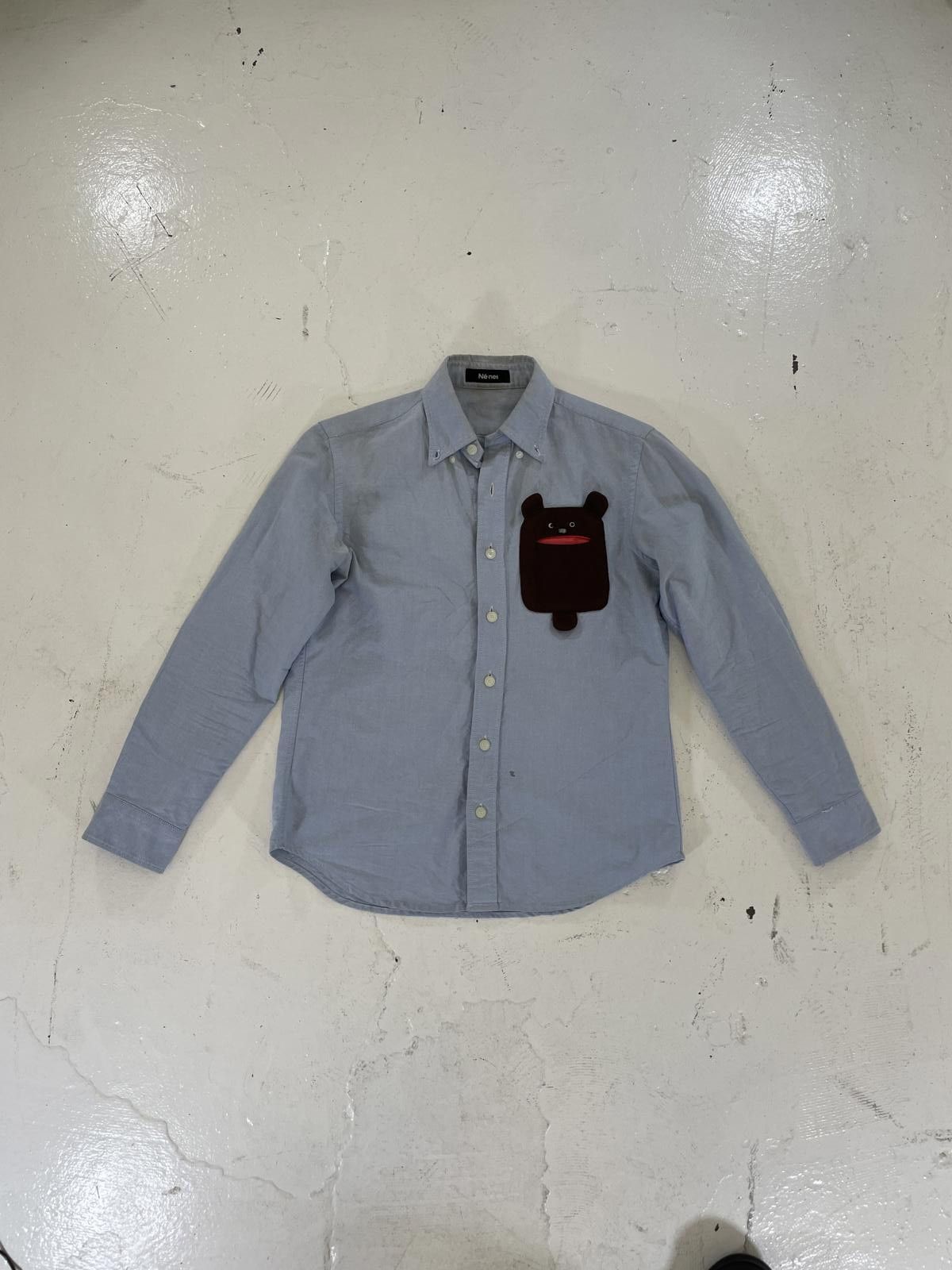 Ne-Net Ne Net Bear pokcet shirt Size US S / EU 44-46 / 1 - 1 Thumbnail