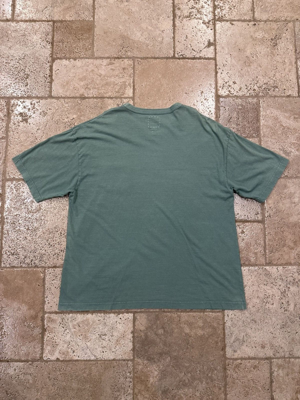 Japanese Brand Visvim Jumpo Amplus Green Pocket Short Sleeve T-Shirt Size US XXL / EU 58 / 5 - 7 Thumbnail