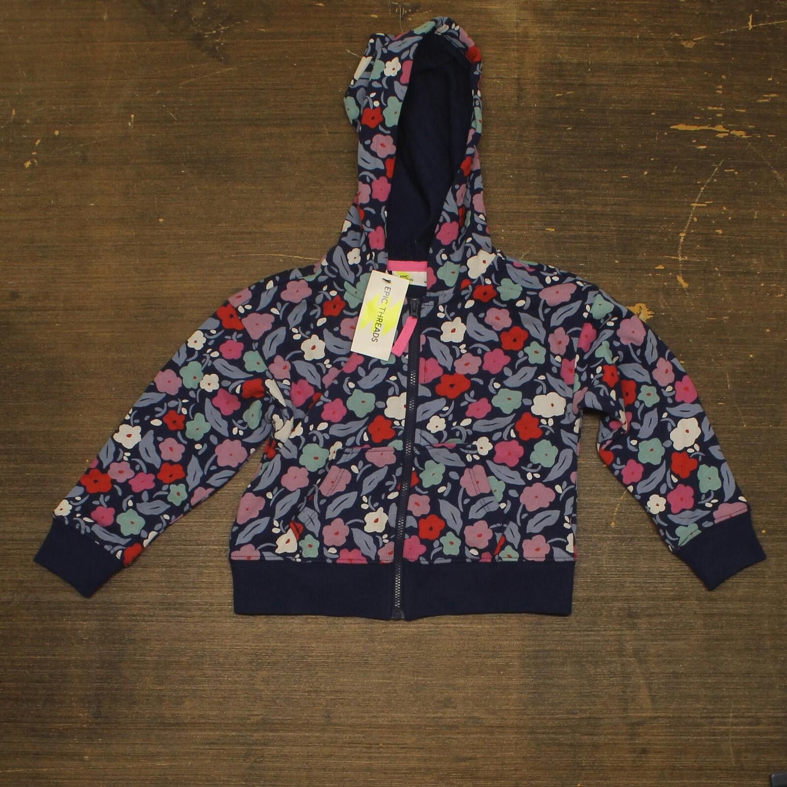 Epic Threads Epic Threads French Terry Full Zip Jacket Medieval Blue 4t Size US XXS / EU 40 - 1 Thumbnail