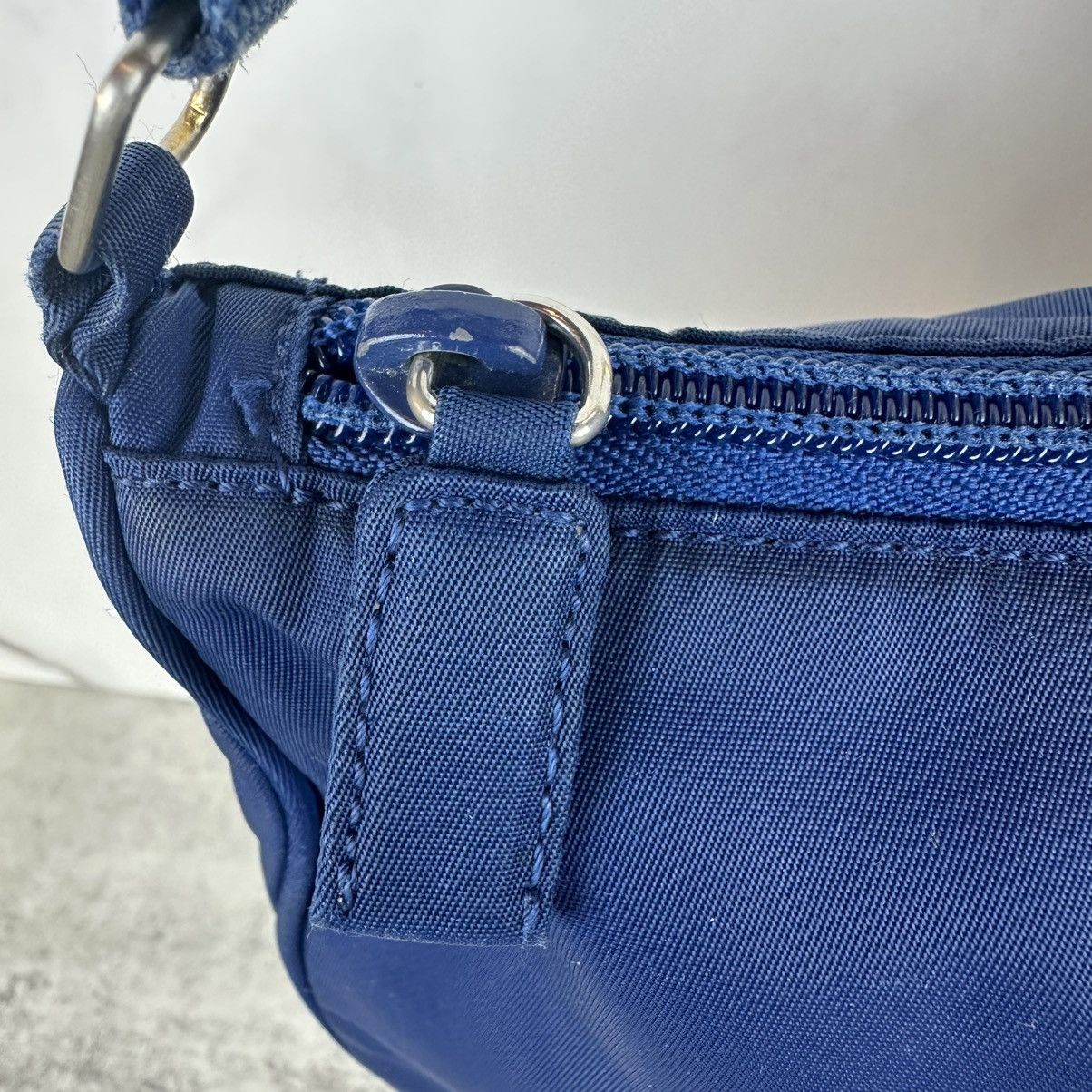Prada Blue Prada Nylon Pochette Size ONE SIZE - 3 Thumbnail