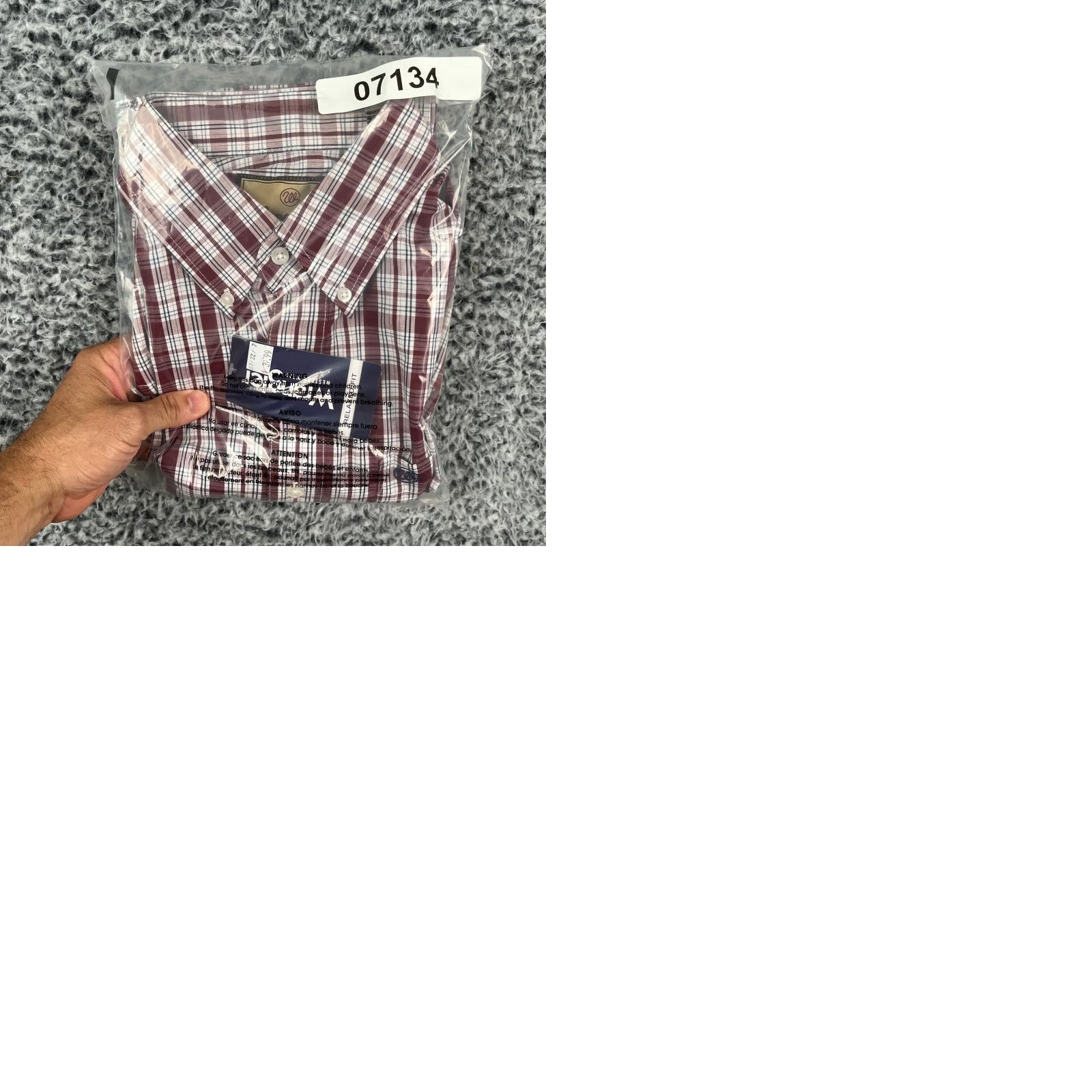 Wrangler Wrangler Shirt Mens Red White Plaid Western Button-Up Casual, Formal, Wedding, Cowboy Theme, M Size US M / EU 48-50 / 2 - 11 Thumbnail
