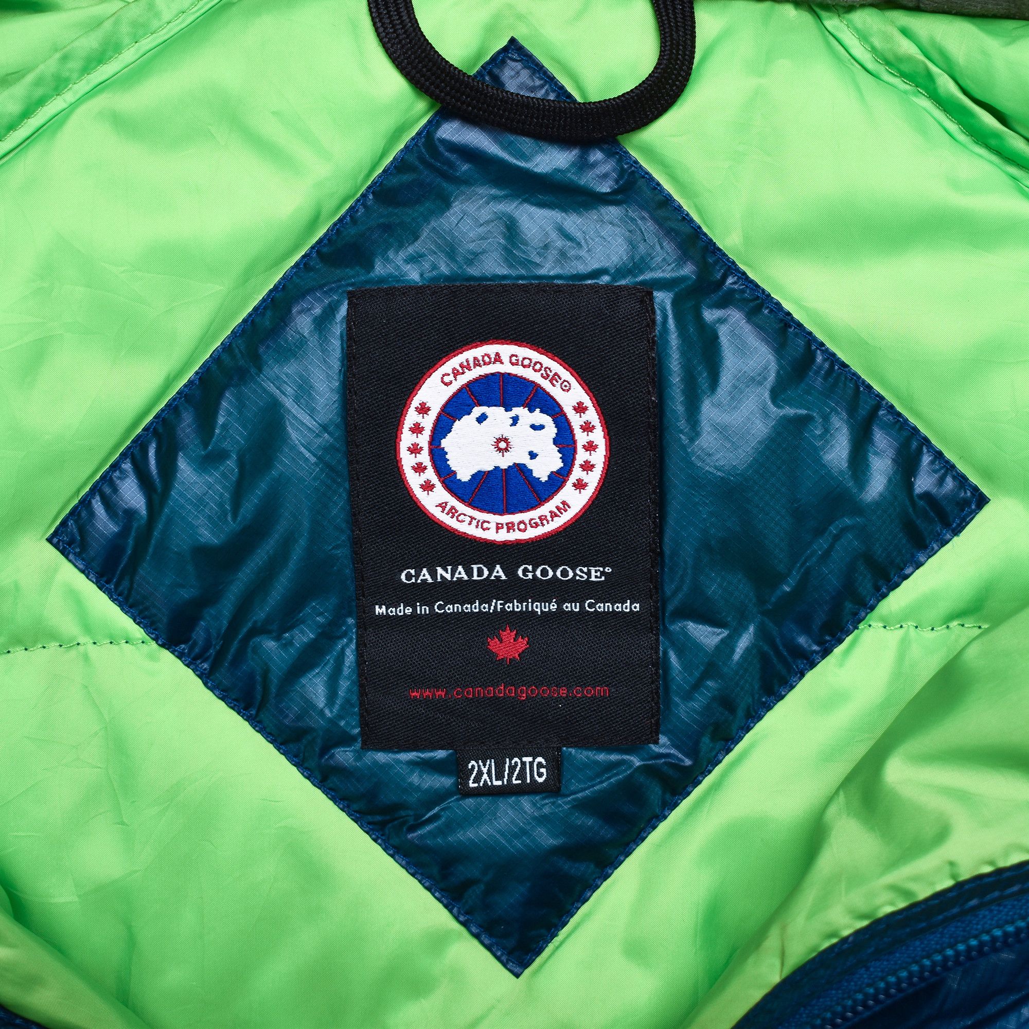 Canada Goose *RARE* CANADA GOOSE 2703M BLUE/GREEN PUFFER HYBRIDGE LITE Size US XXL / EU 58 / 5 - 3 Thumbnail