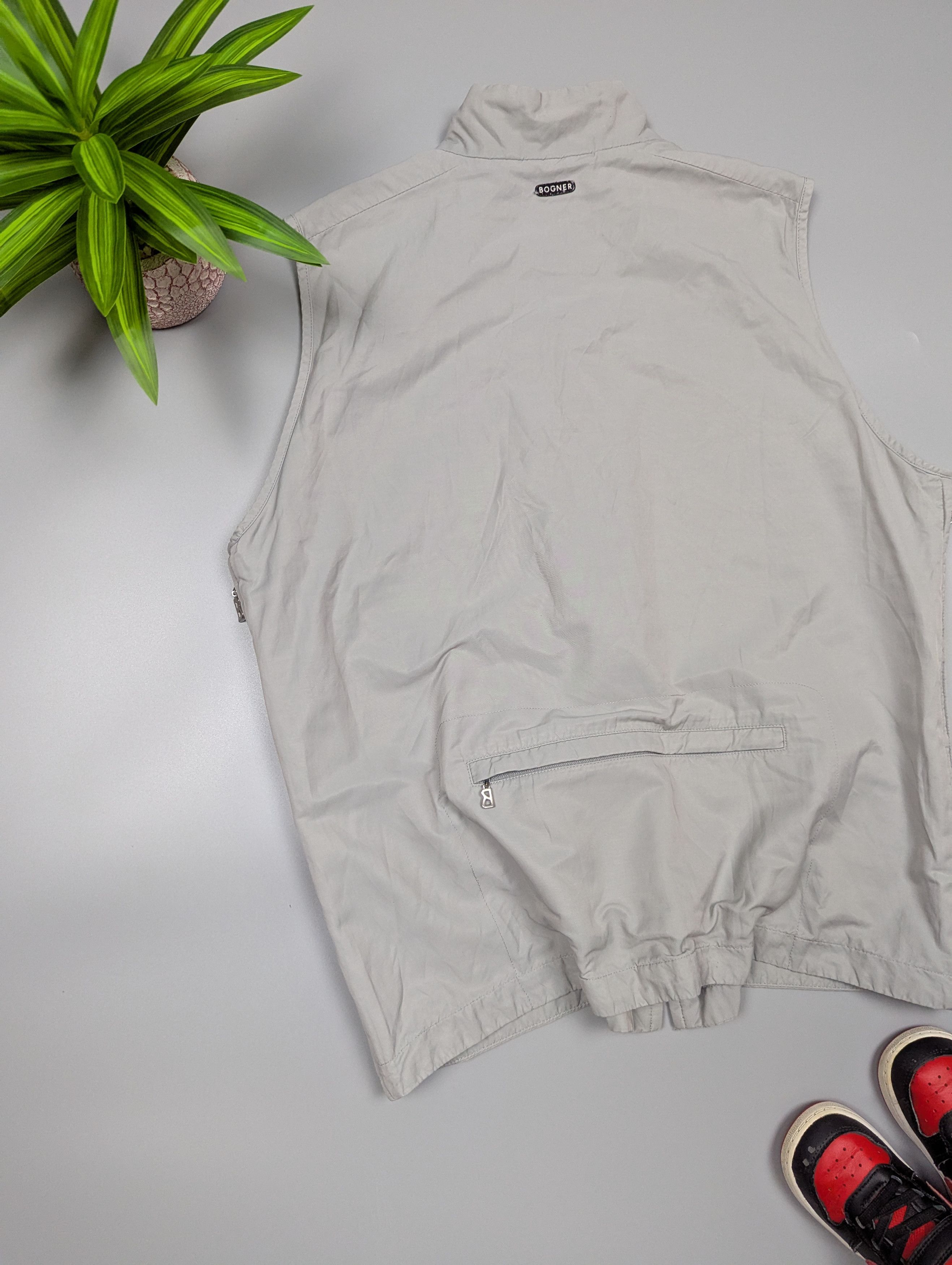 Bogner Bogner Light Gray Vest M/L Outdoor Sleeveless VTG Size L / US 10 / IT 46 - 10 Thumbnail