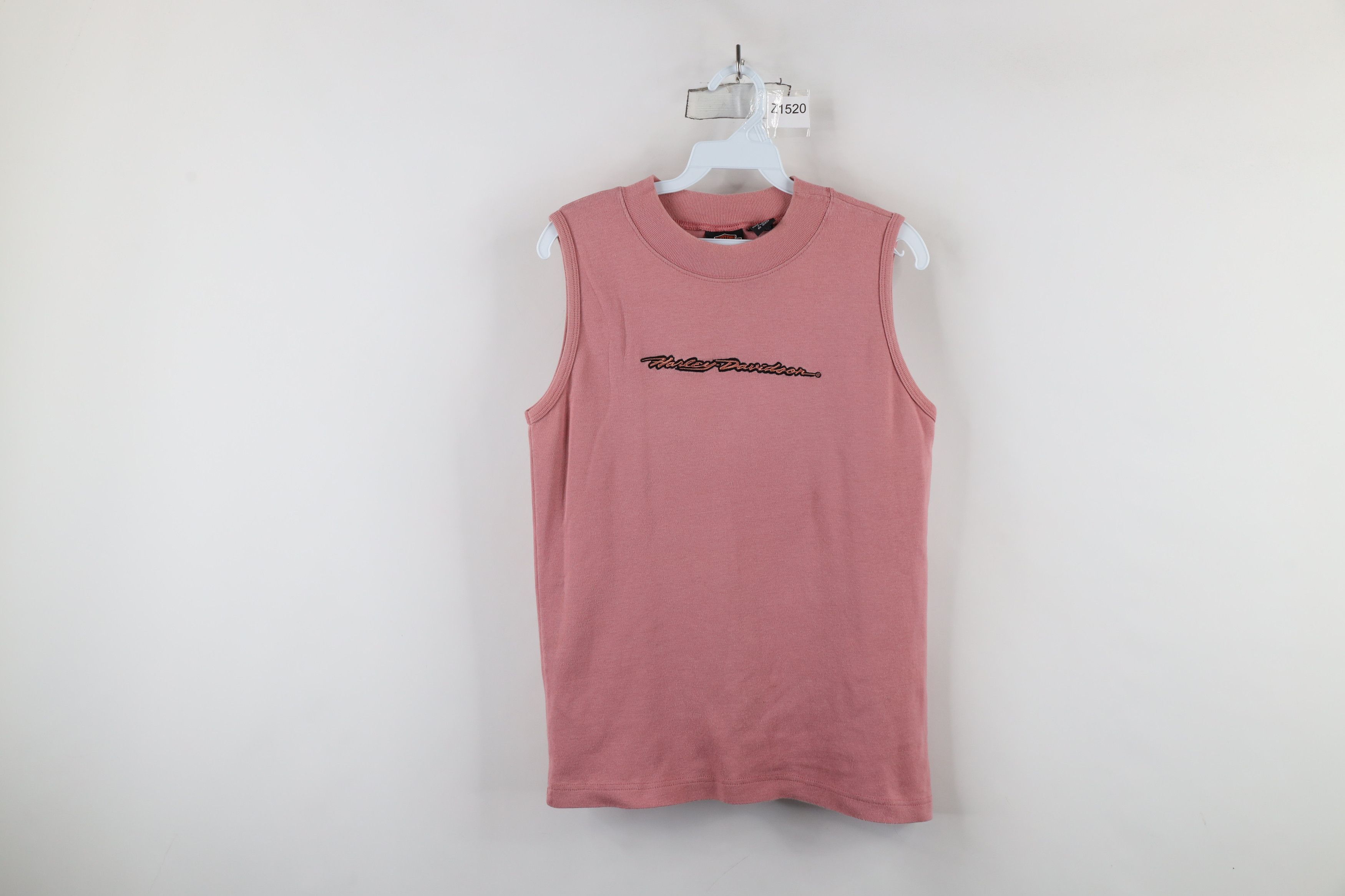 Harley Davidson × Vintage Vintage 90s Harley Davidson Sleeveless Ribbed T-Shirt USA Size XL / US 12-14 / IT 48-50 - 1 Thumbnail