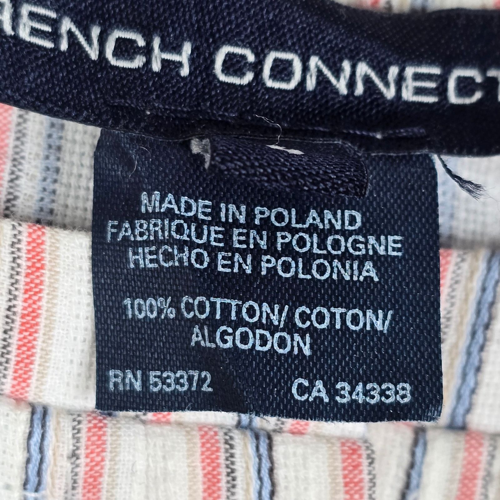 French Connection French Connection 4 Stripe Corset Tank Top Snap Buttons Size S / US 4 / IT 40 - 8 Thumbnail