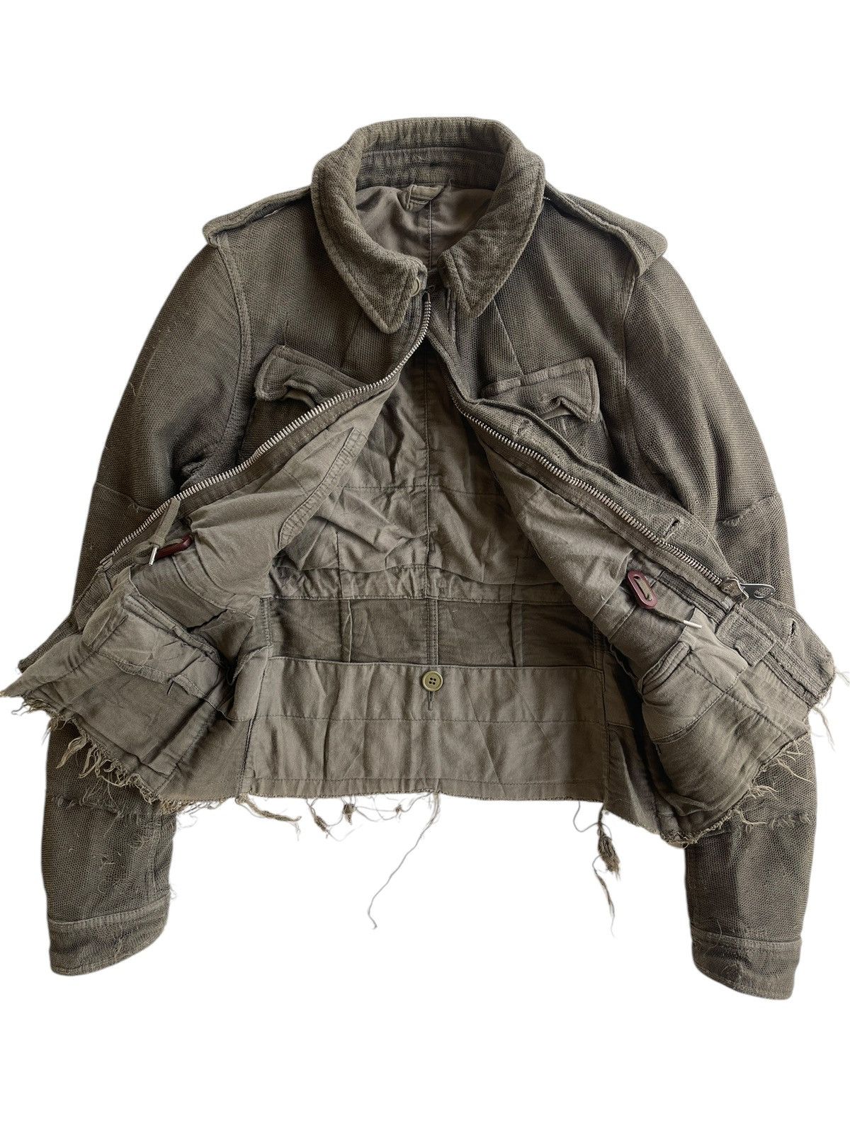 Maison MIHARA YASUHIRO AW05 Miharayasuhiro distressed Pattern cargo jacket Size M / US 6-8 / IT 42-44 - 18 Thumbnail