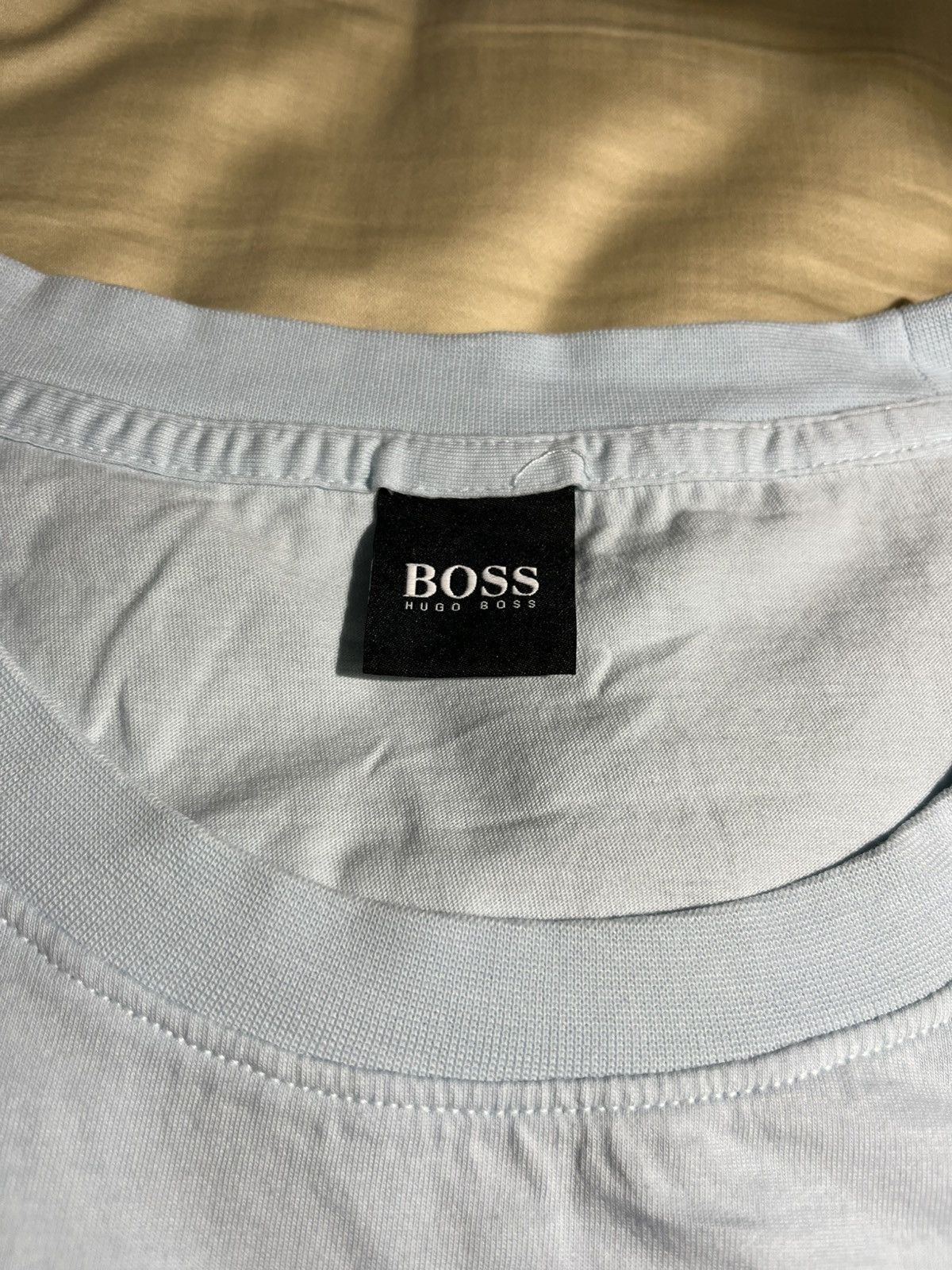 Hugo Boss Hugo Boss Tiburt 244 Light Blue Graphic Men's Large T-Shirt Size US L / EU 52-54 / 3 - 4 Thumbnail