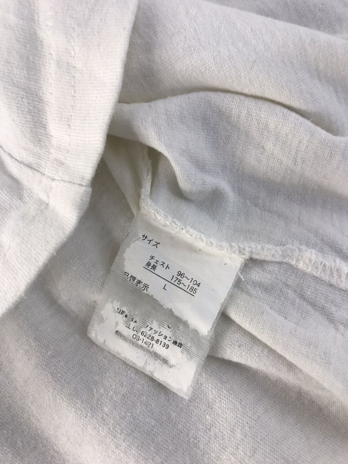 Japanese Brand × Vintage Japanese Brand LongSleeve Fish In Part Arm T.Shirt Size US S / EU 44-46 / 1 - 8 Thumbnail