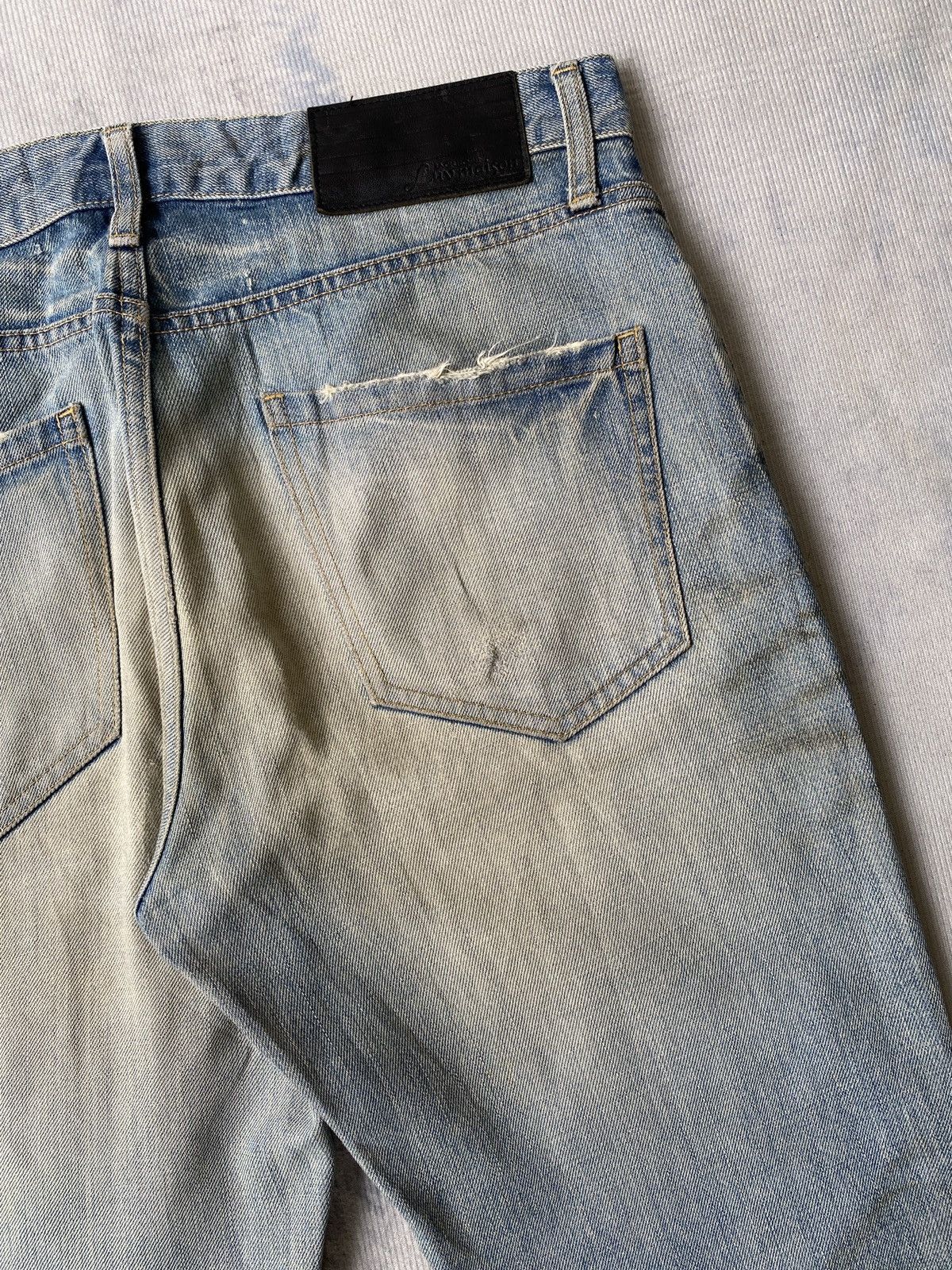 JACKROSE 2000s - Luvmaison Jackrose Japan Rusty Distressed Denim Size US 33 - 18 Thumbnail
