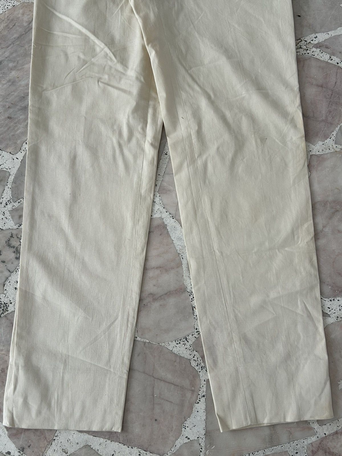 Prada NOS Prada Vintage Slacks White Size US 31 - 4 Thumbnail