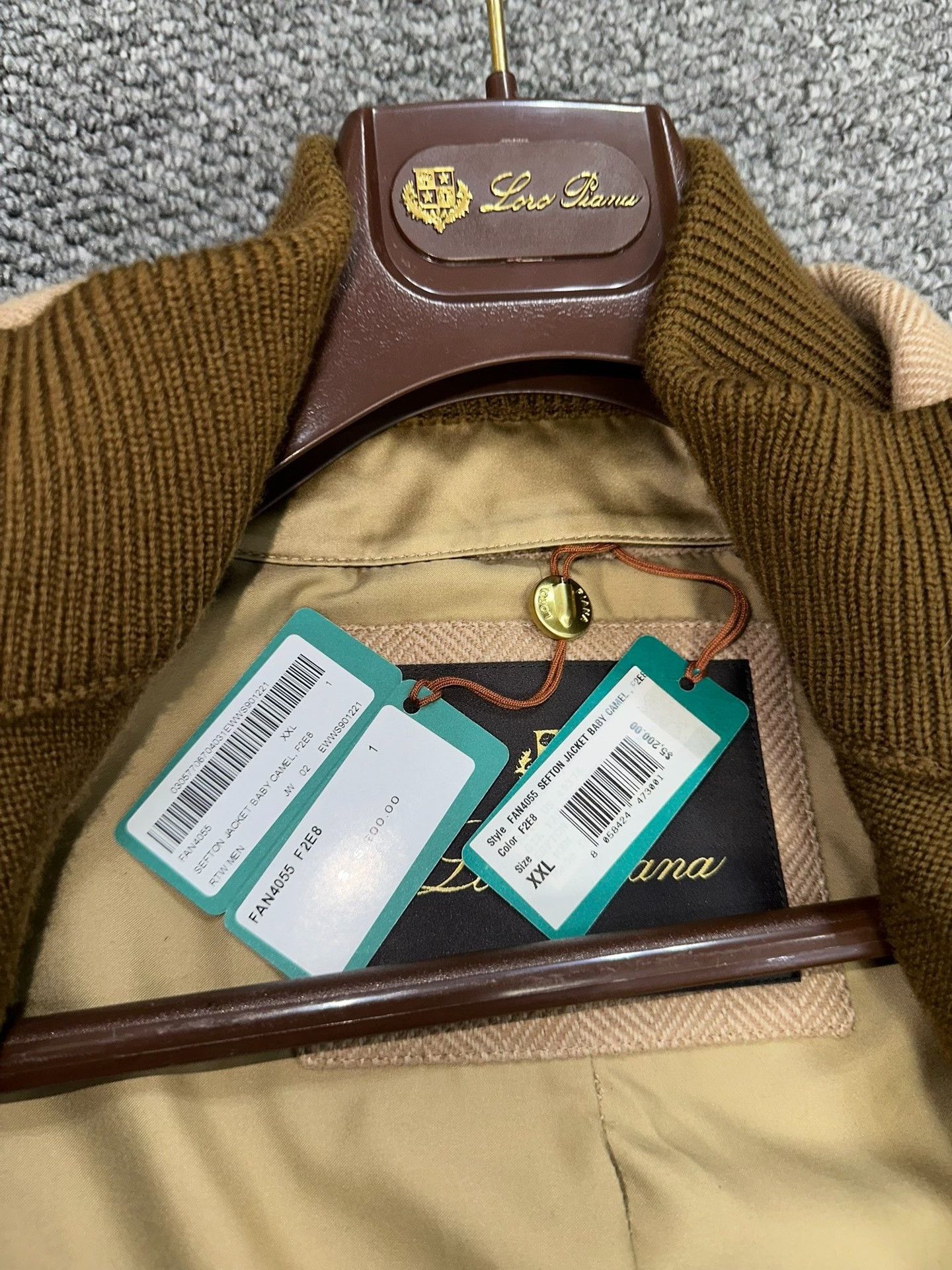 Loro Piana Loro Piana Baby Camel Blazer W/ Detachable Sweater Size US XXL / EU 58 / 5 - 5 Thumbnail