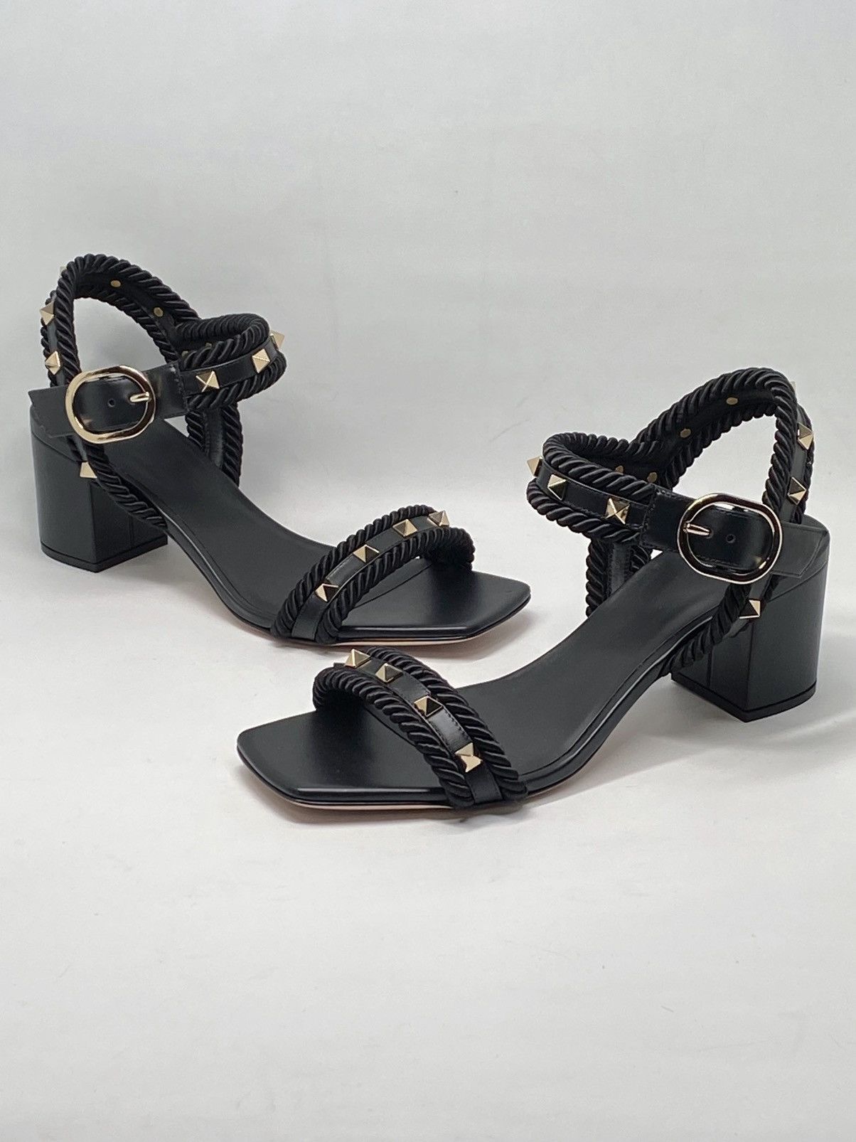 Valentino Garavani Rockstud Leather Sandals size 37.5
