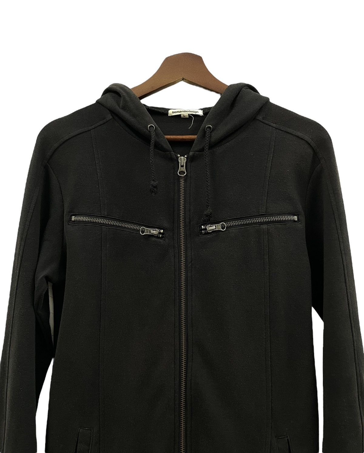 image of Ppfm Semantic Design Japan Hoodie in Black, Men's (Size XS)
