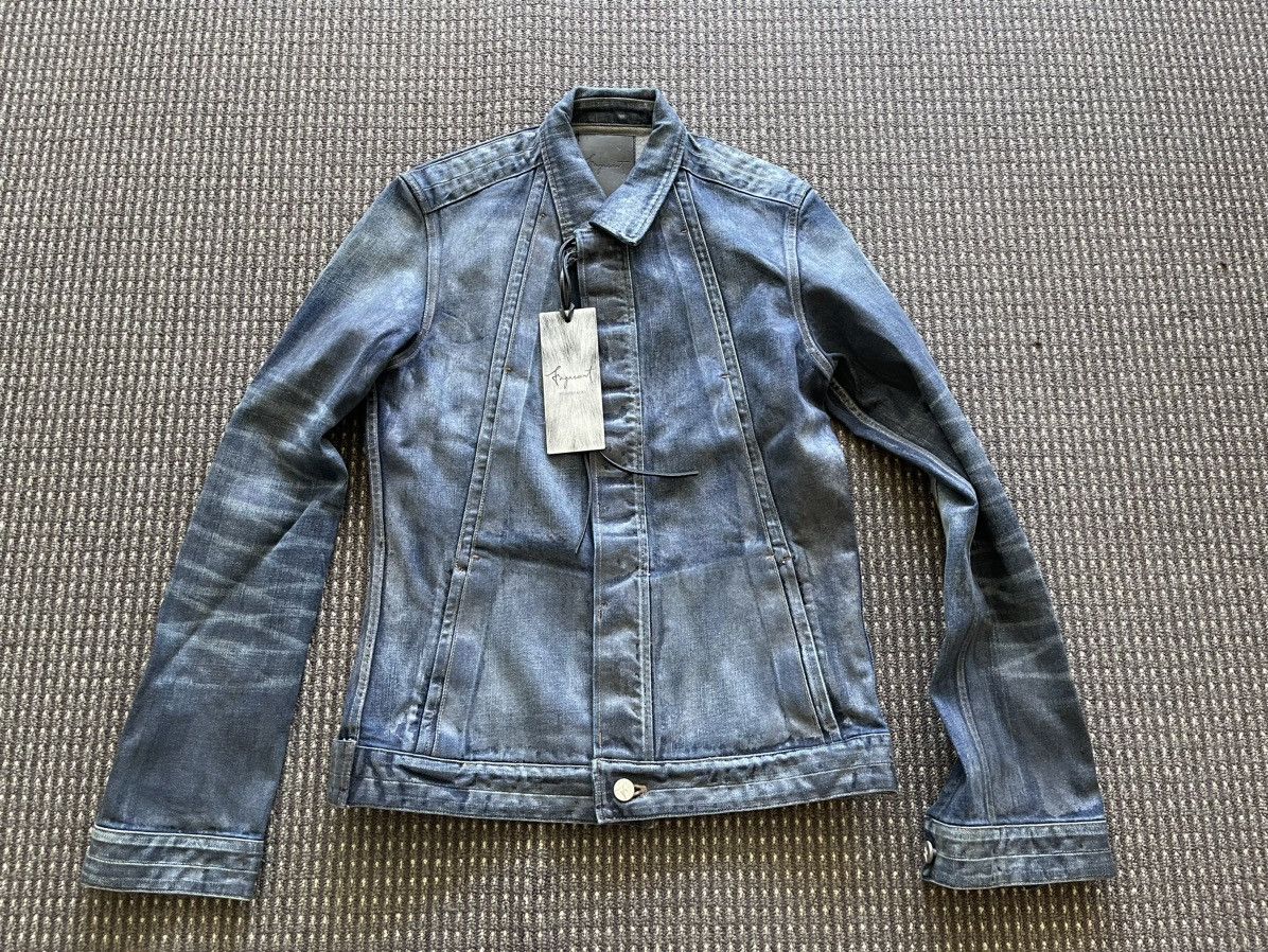 Fagassent Toshiki Aoki Wax Denim Jacket Size US M / EU 48-50 / 2 - 1 Thumbnail