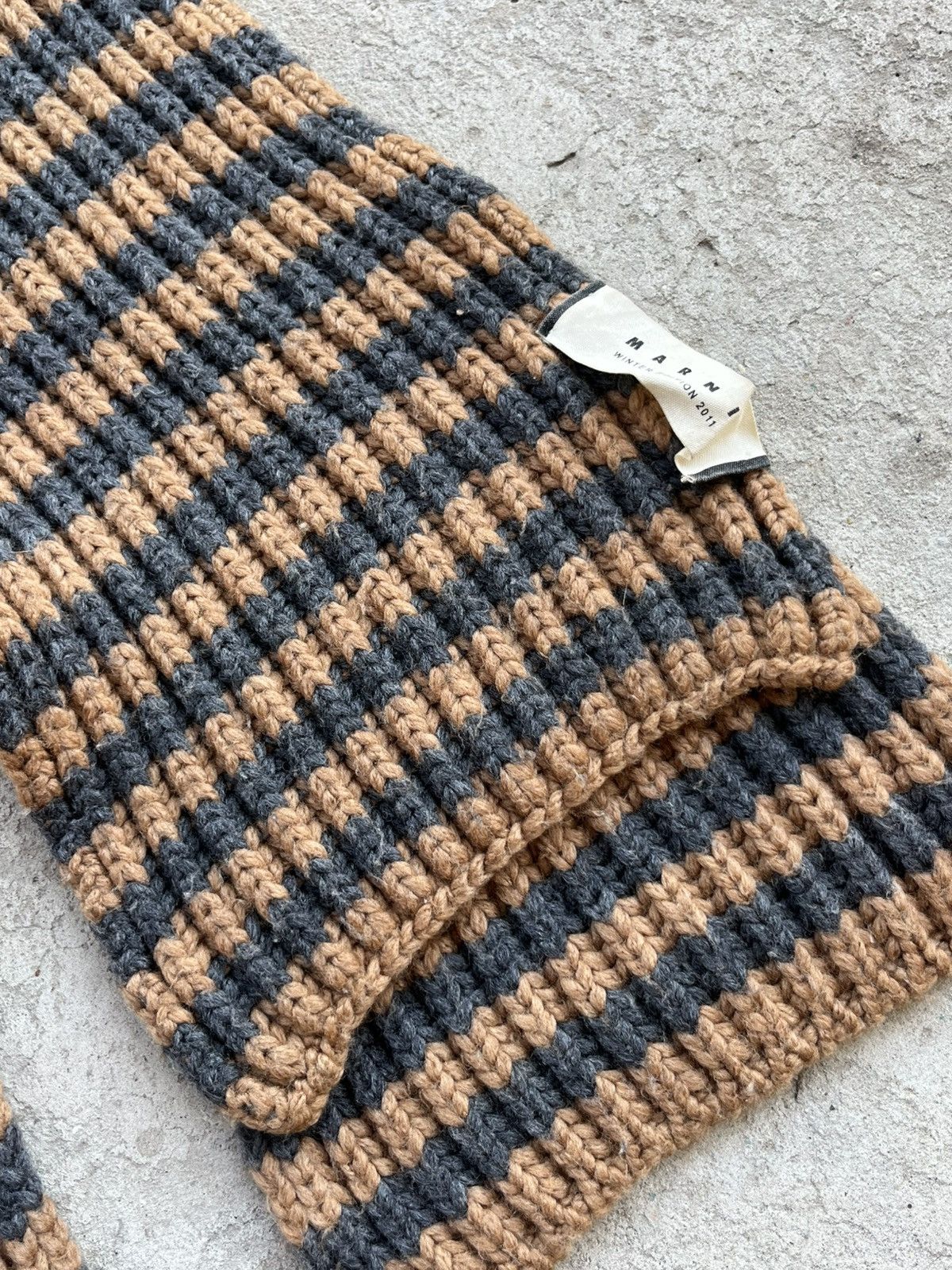 Marni AW’11 Marni Knitted Stripped Long Scarf Size ONE SIZE - 4 Thumbnail