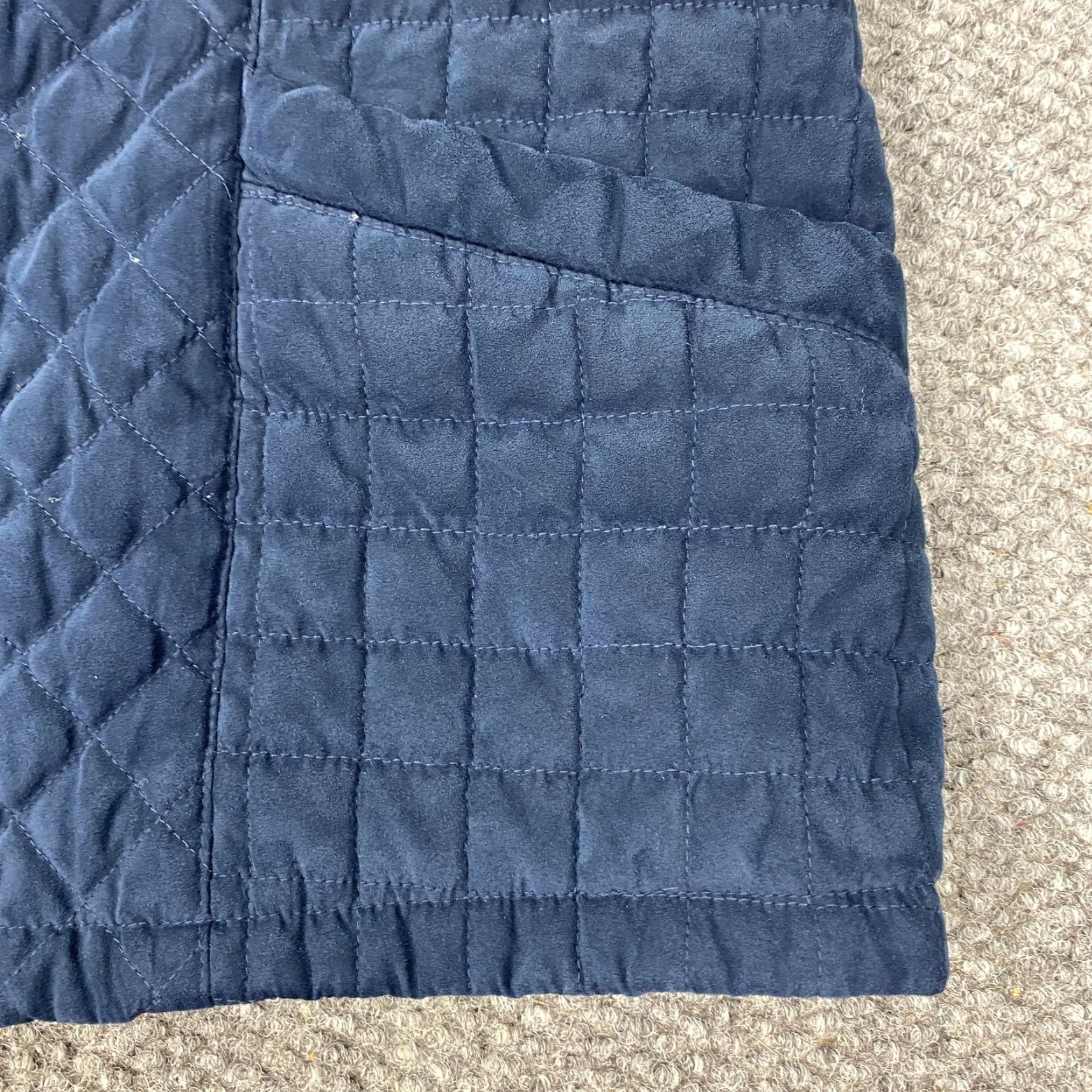 Vintage Cabelas Jacket Womens XL Navy Blue Quilted Button Front Nylon Lined Insulated Size XL / US 12-14 / IT 48-50 - 4 Thumbnail